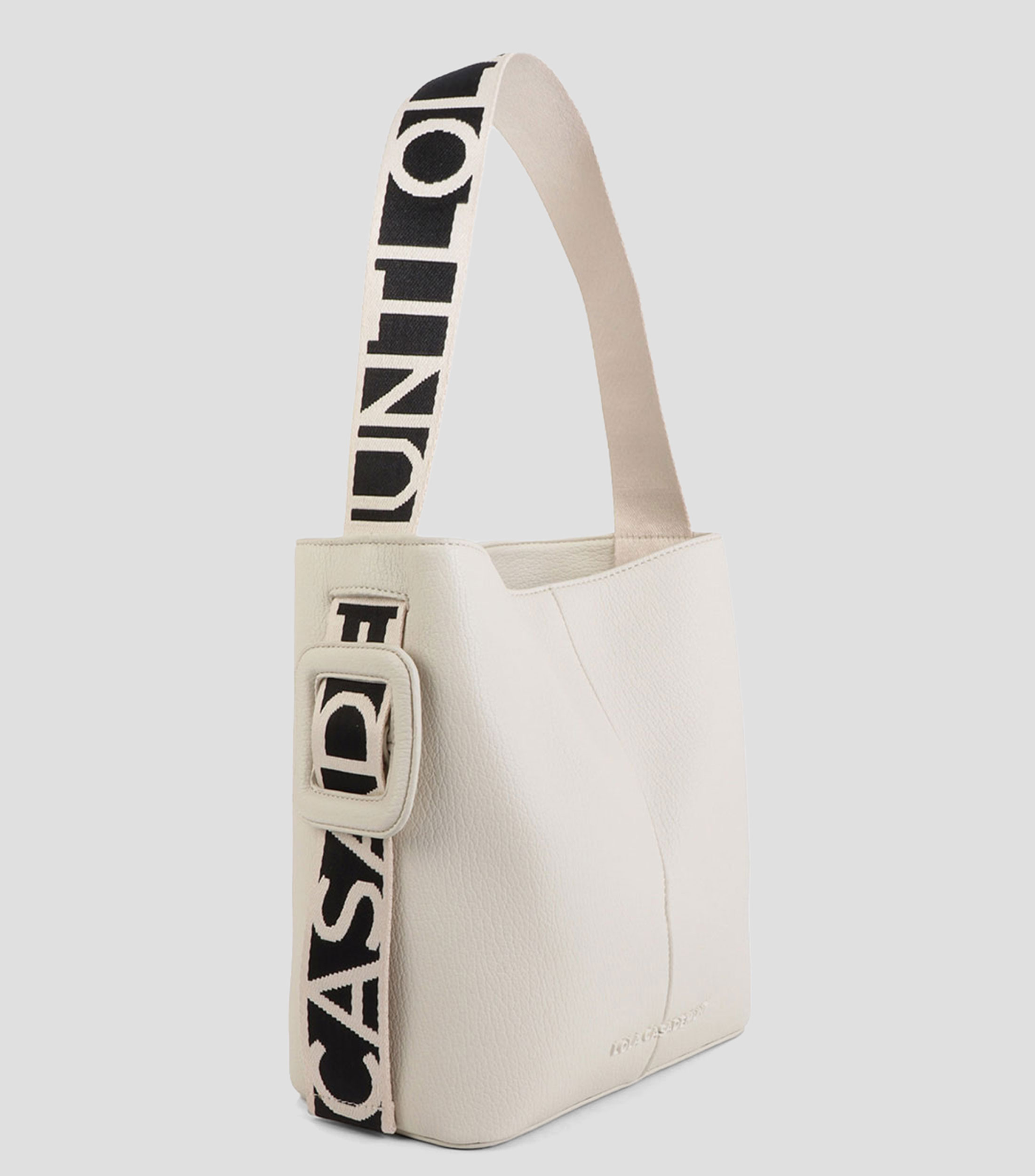 Bolsa tote blanca lisa Mujer