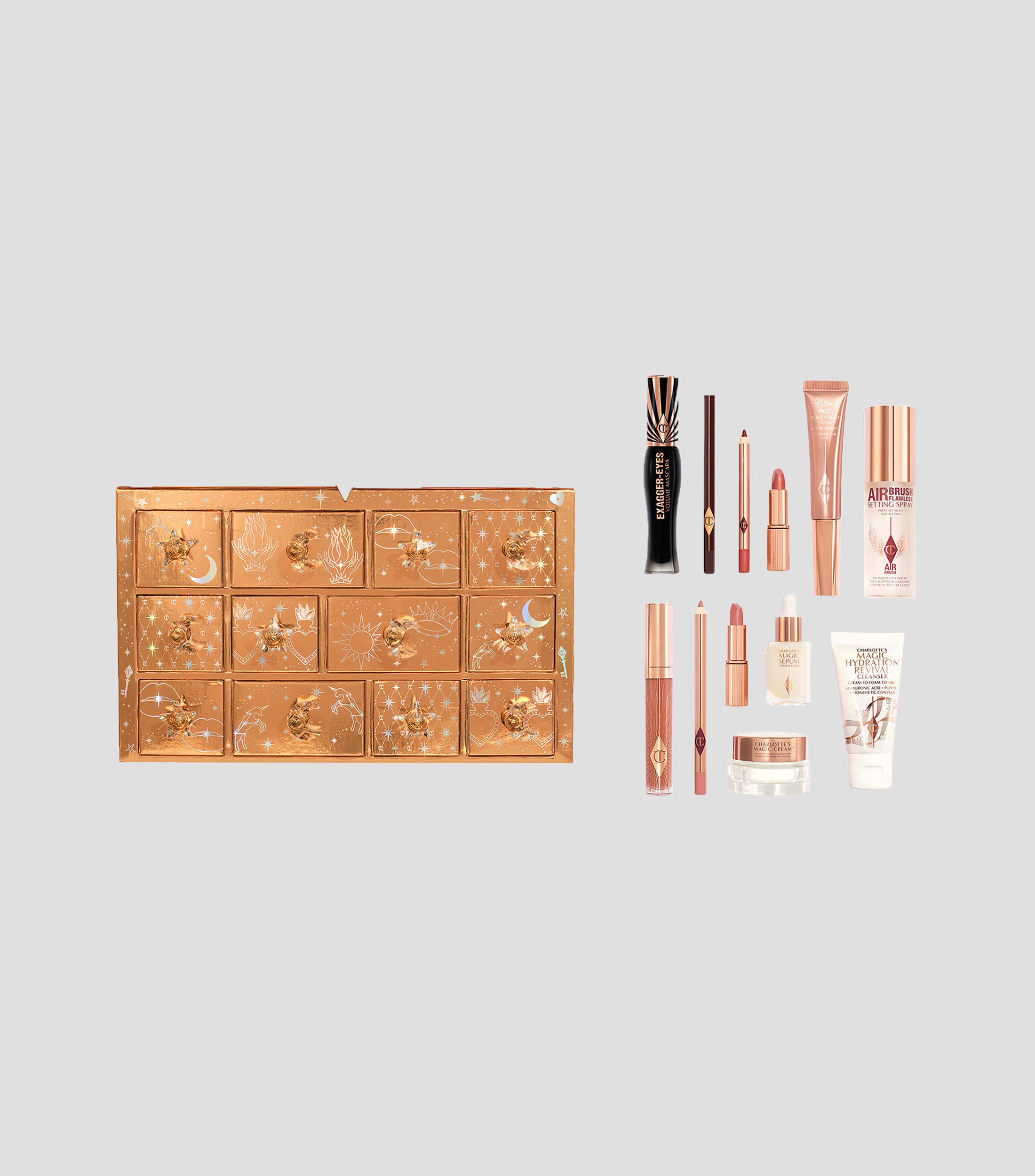 Calendario de Adviento Charlotte's Beauty Treasure Chest, 12 Piezas