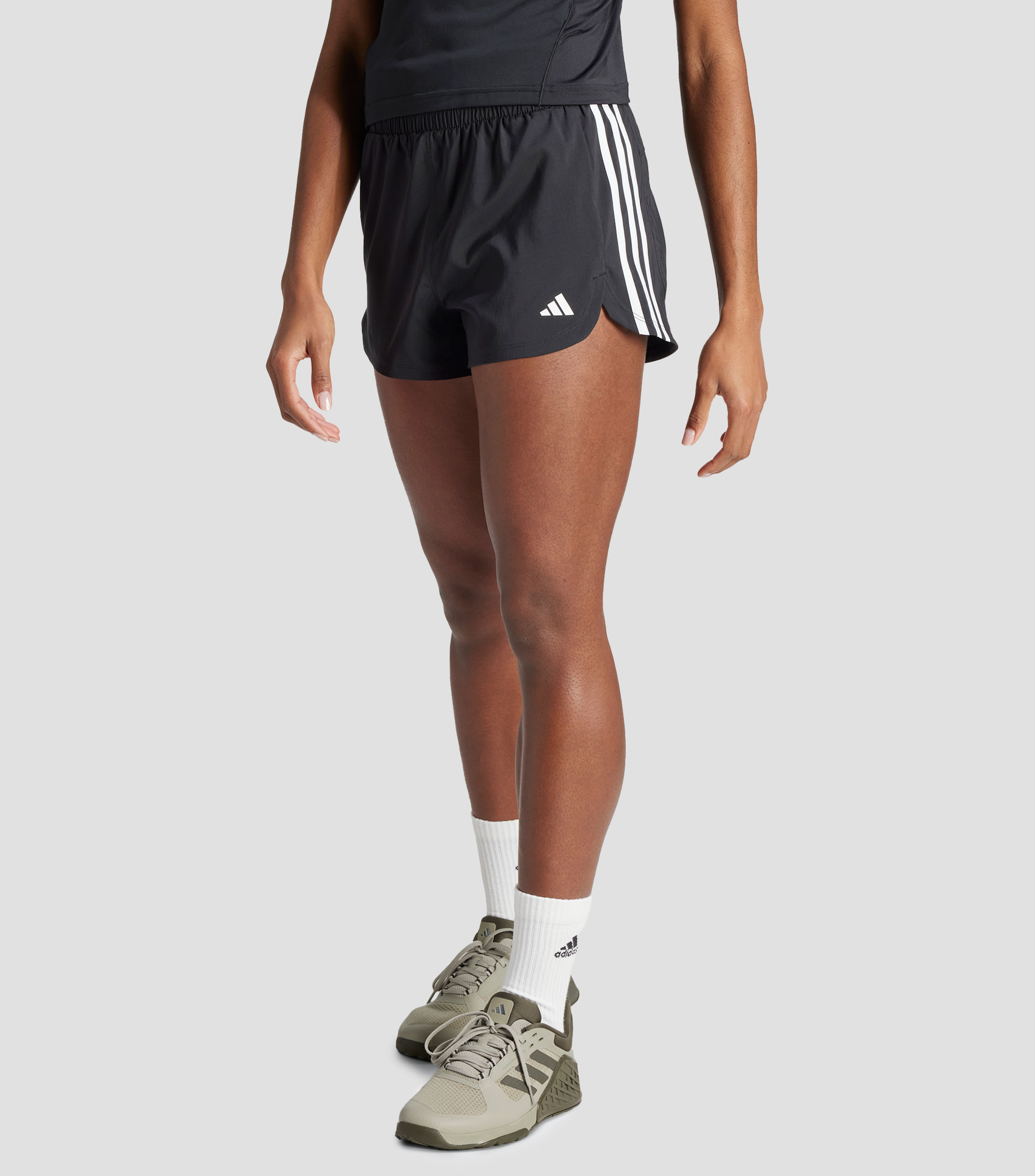 Short para entrenamiento Pacer Training 3 Stripes Mujer