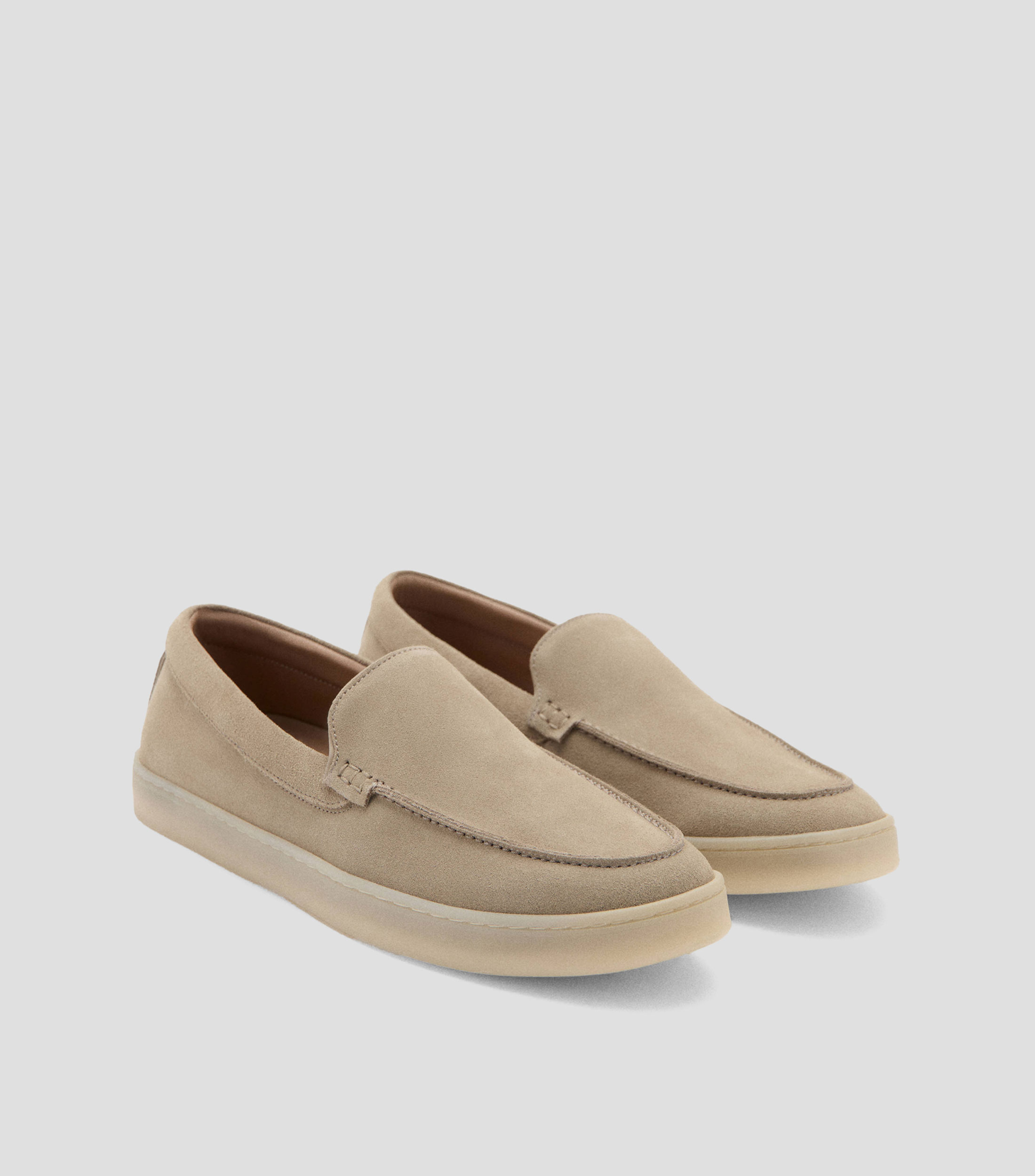Zapatos casuales Easy en piel de serraje Hombre