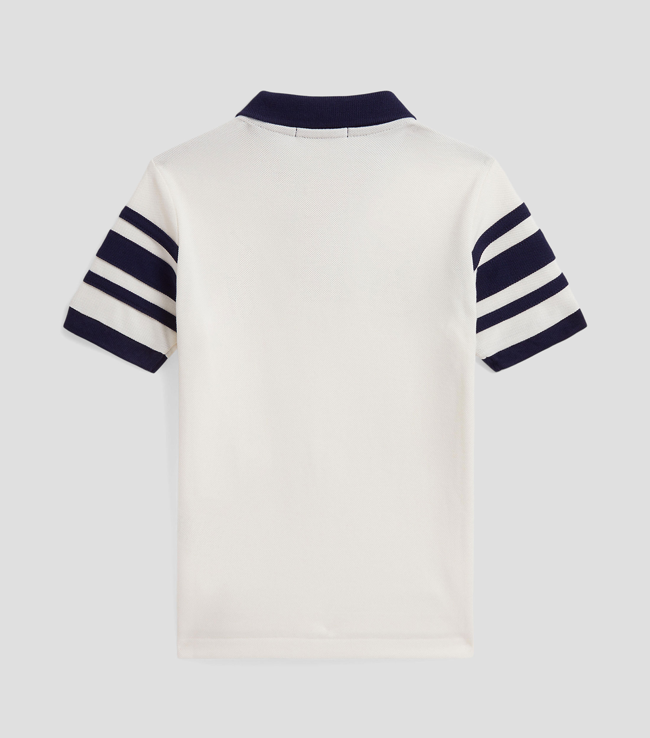 Playera tipo polo manga corta rayas Niño