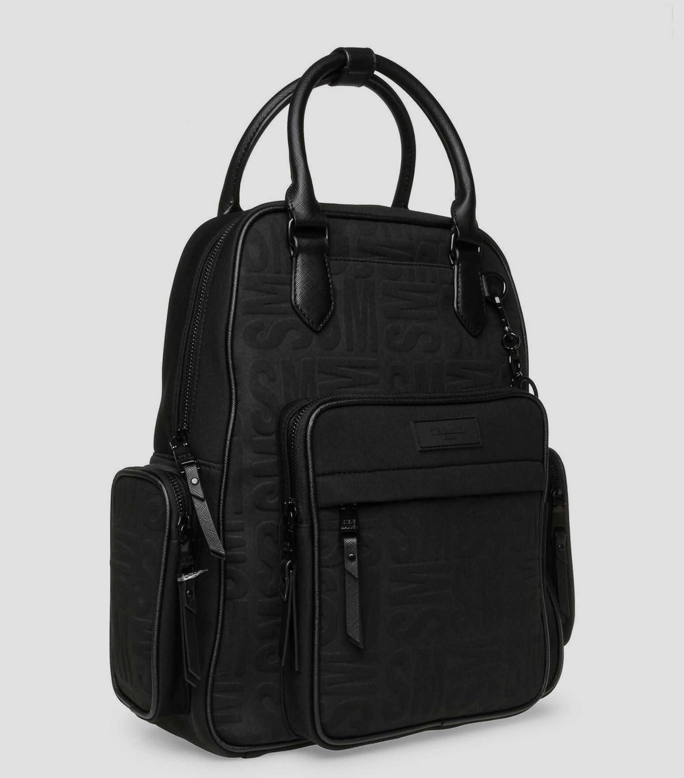 Mochila lisa con logotipo Mujer