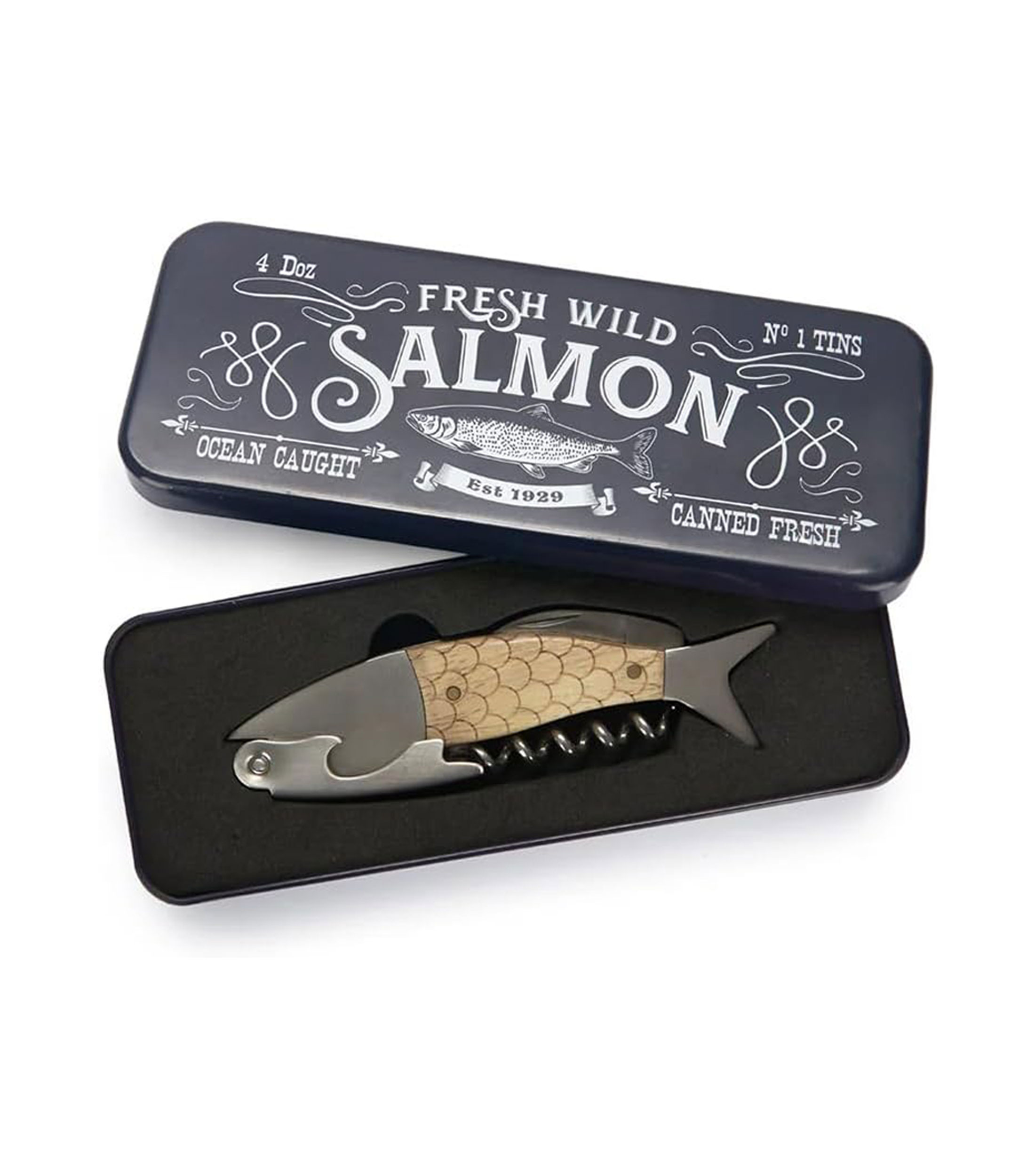 Destapacorchos en lata Salmon
