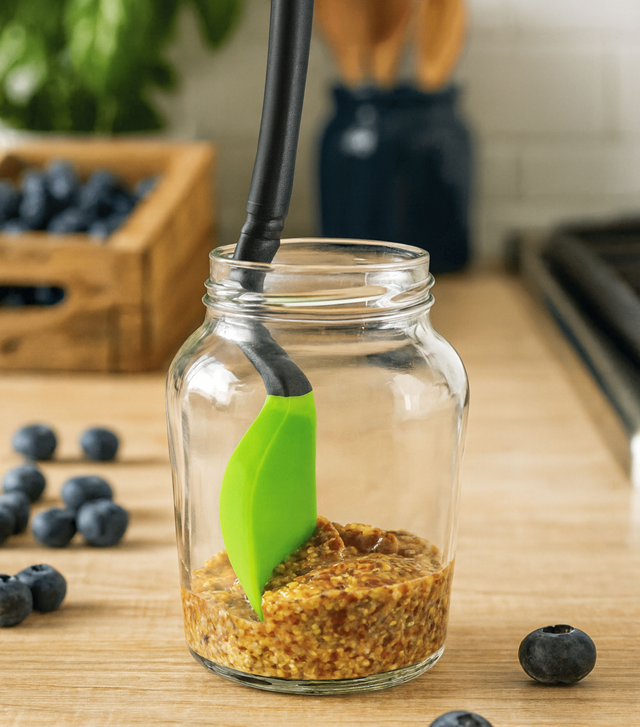 Cuchara de cocina verde