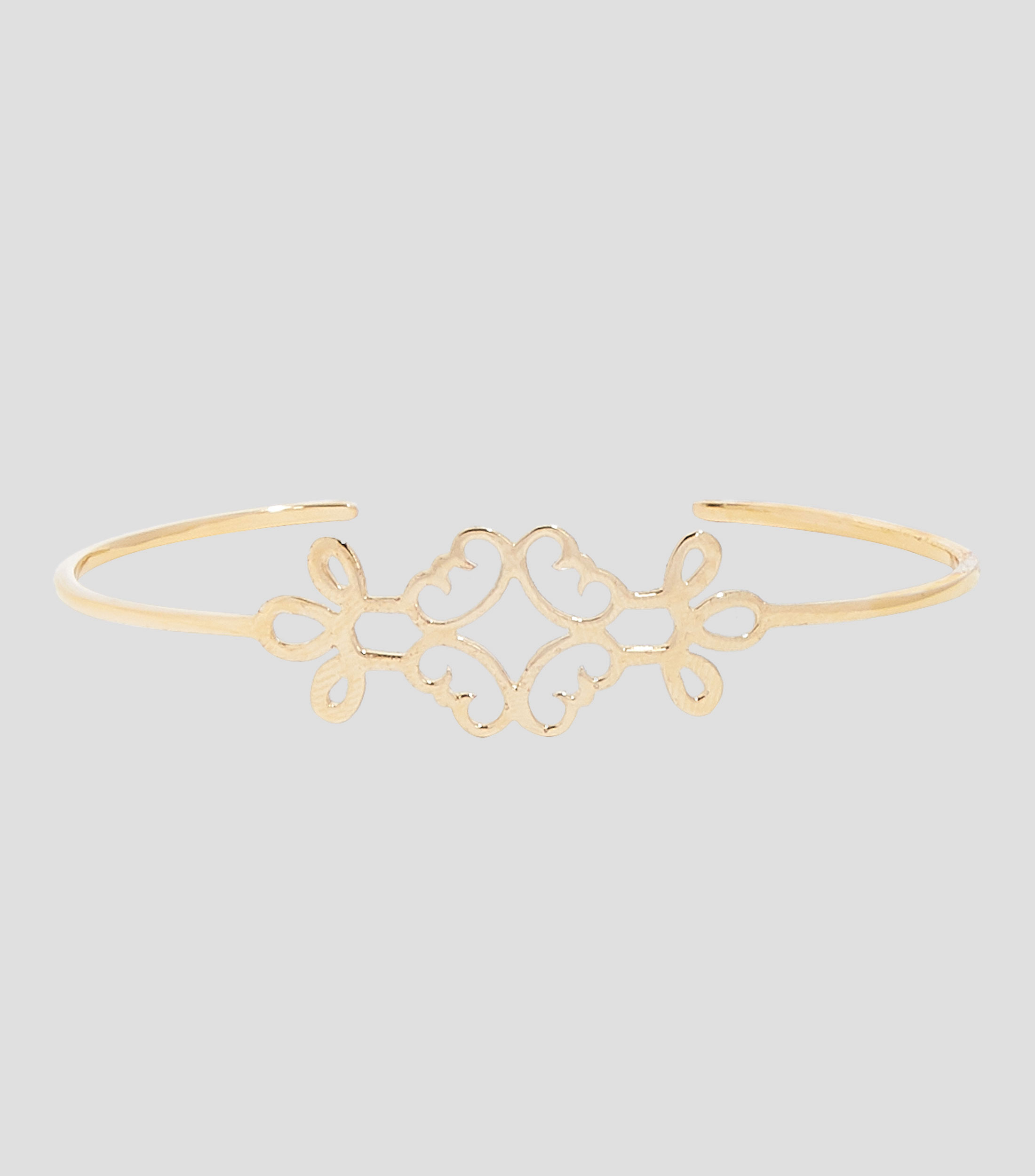 Brazalete Lucero en plata .925 y bano de oro de 24 Kts Mujer