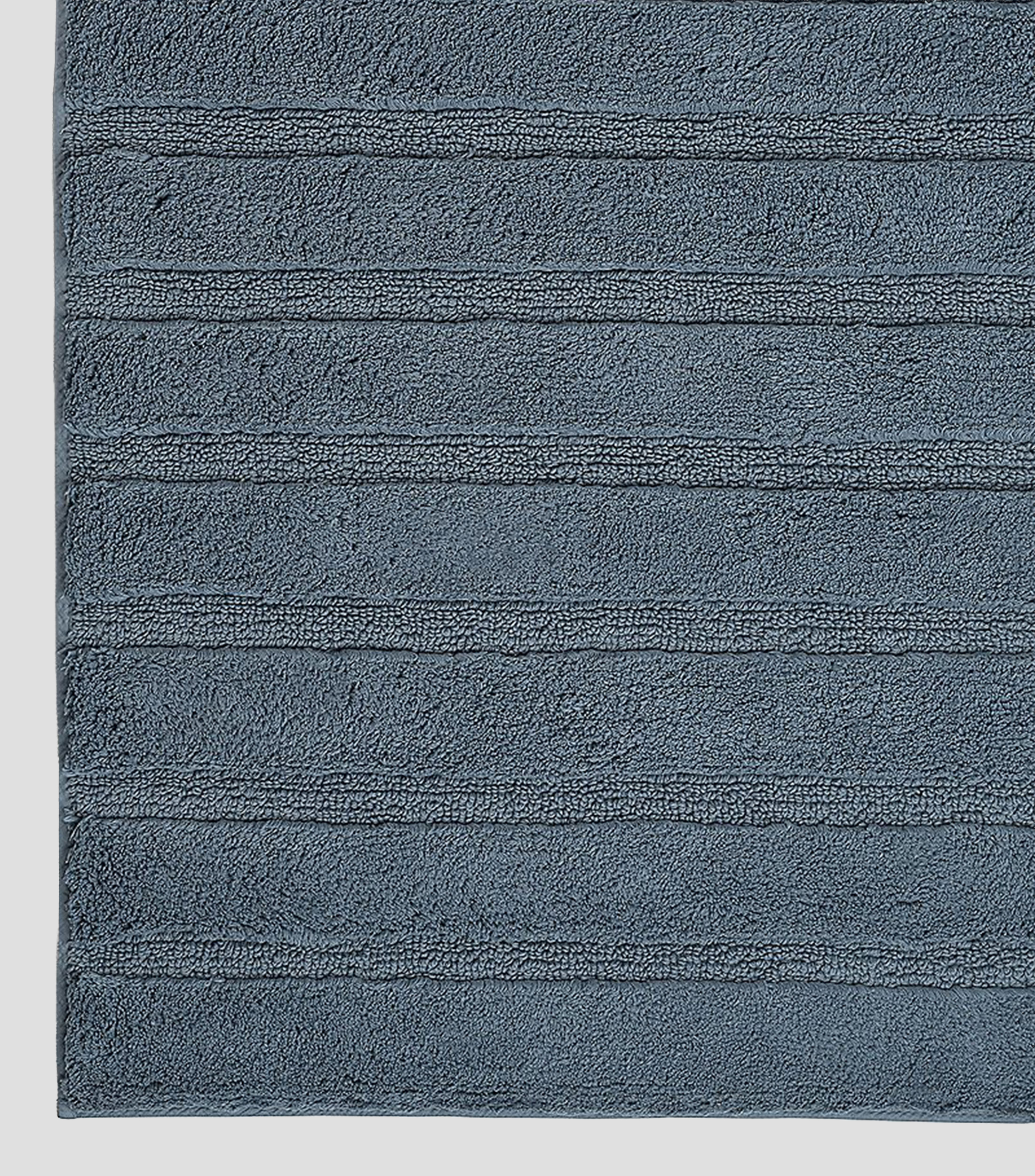 Tapete de bano azul Megan Rectangular