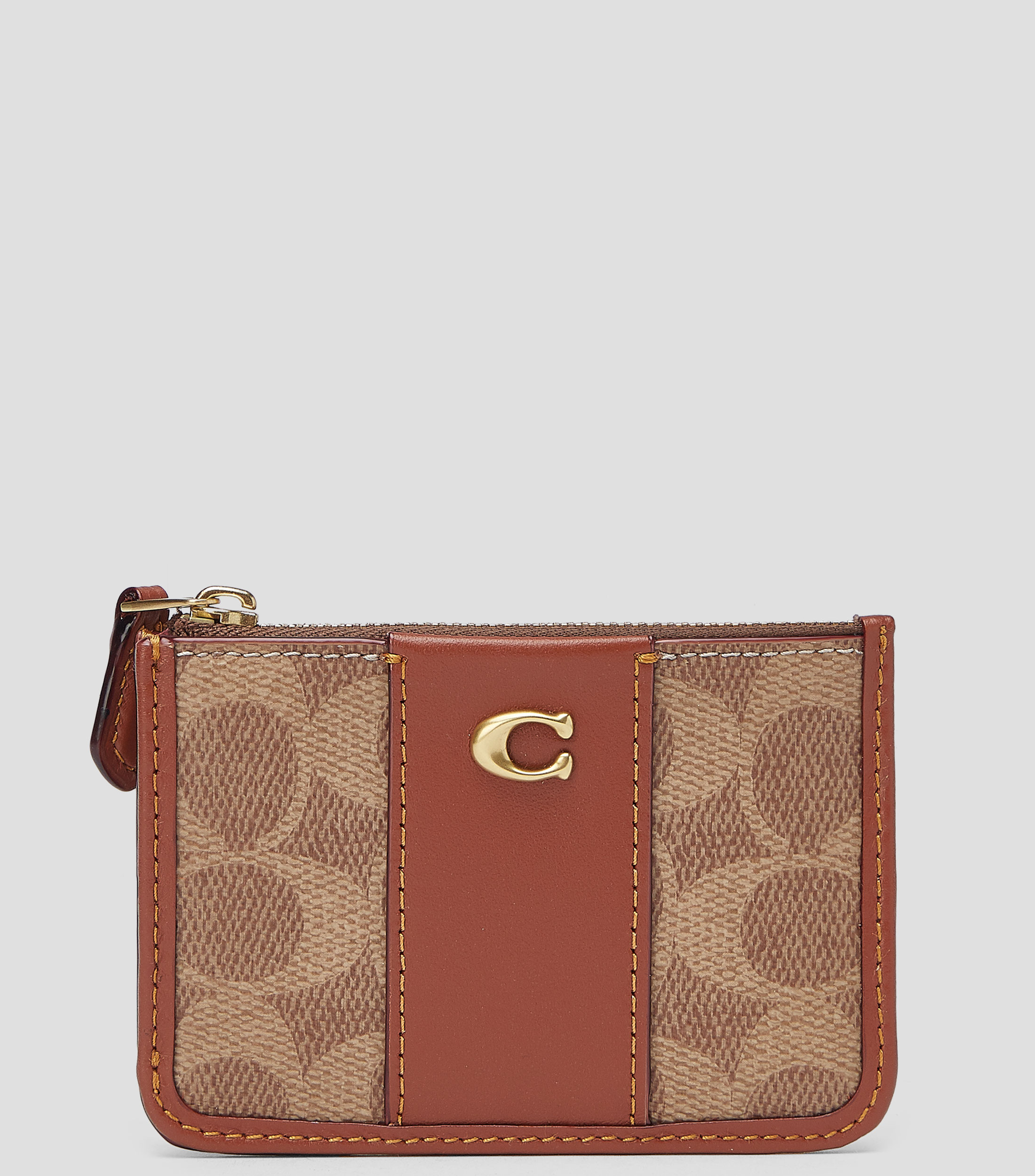 Tarjetero Monogram estampado Mujer