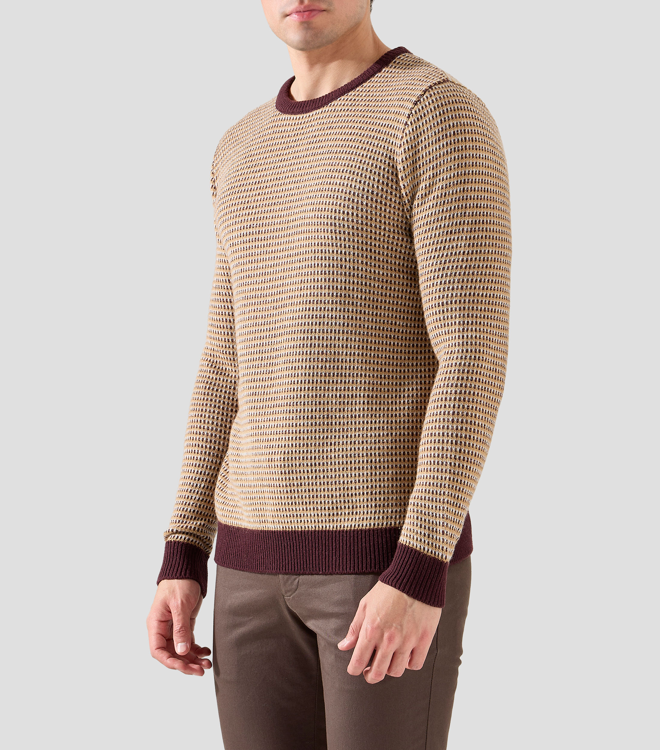 Suéter de cuello redondo Hombre