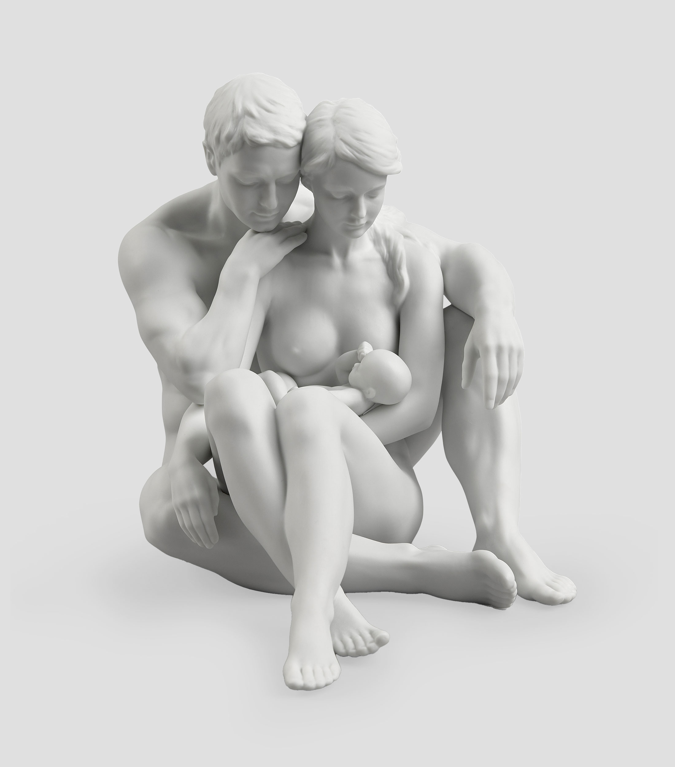Escultura La Esencia de la Vida en porcelana