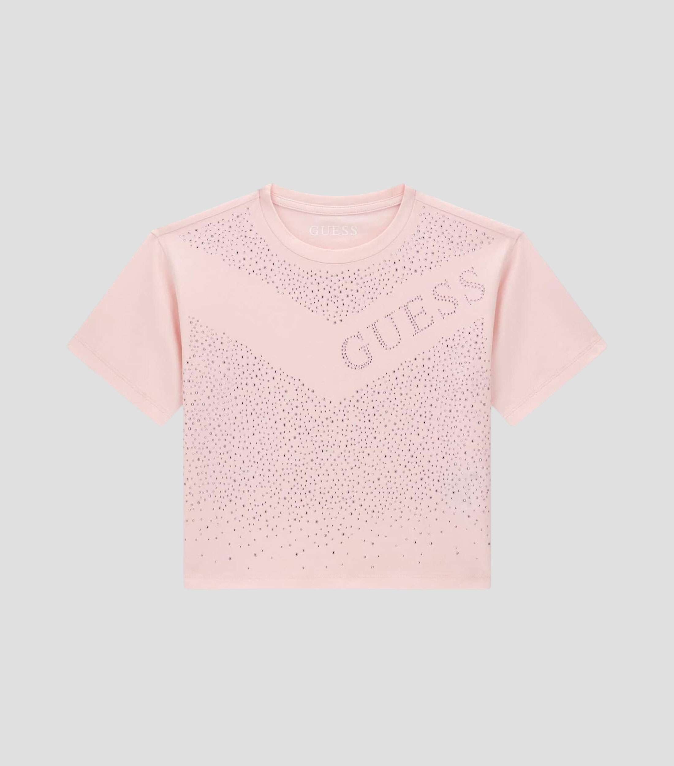 Playera cuello redondo manga corta microdiseño Niña