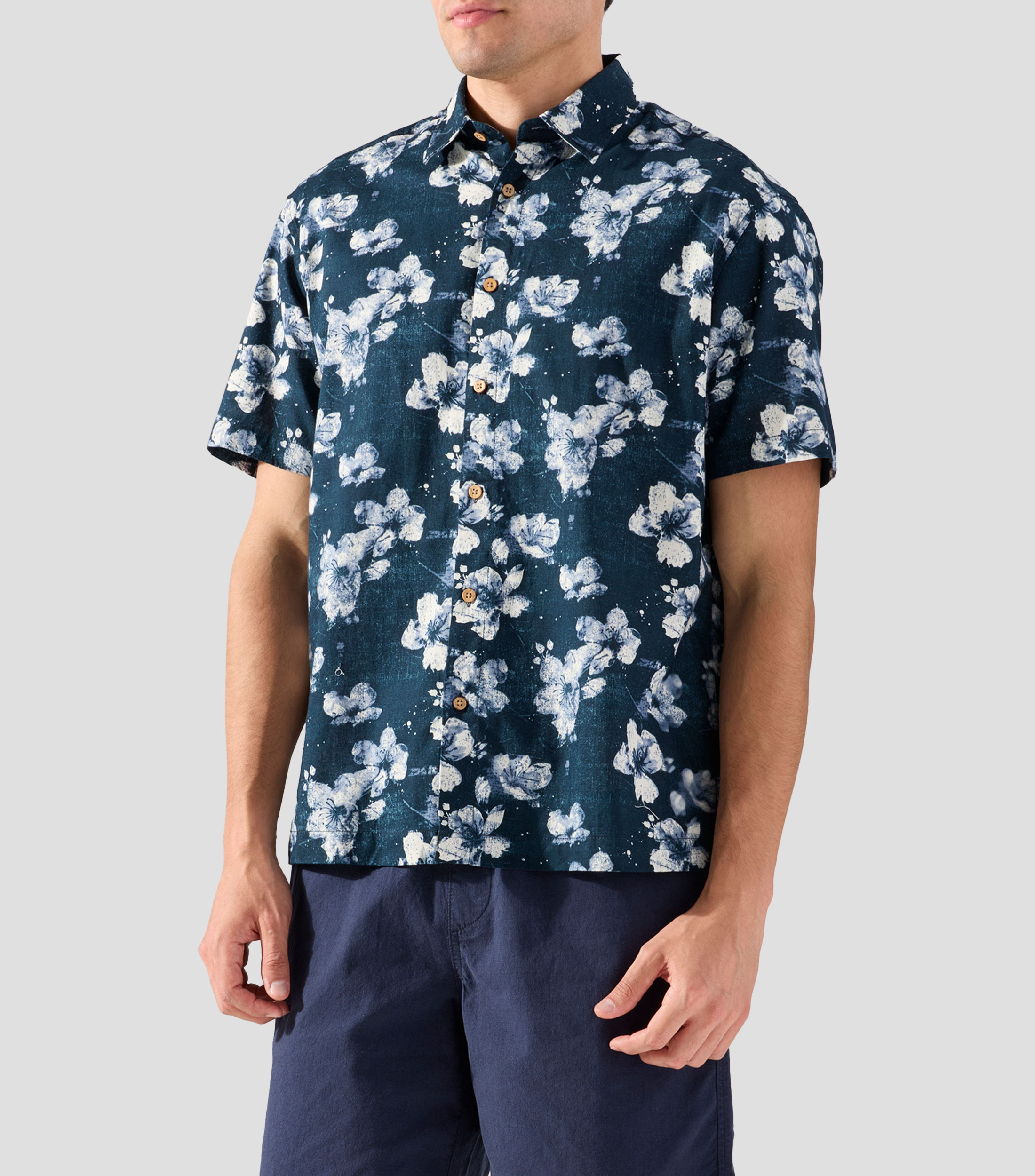 Camisa Hawaiana de manga corta Hombre