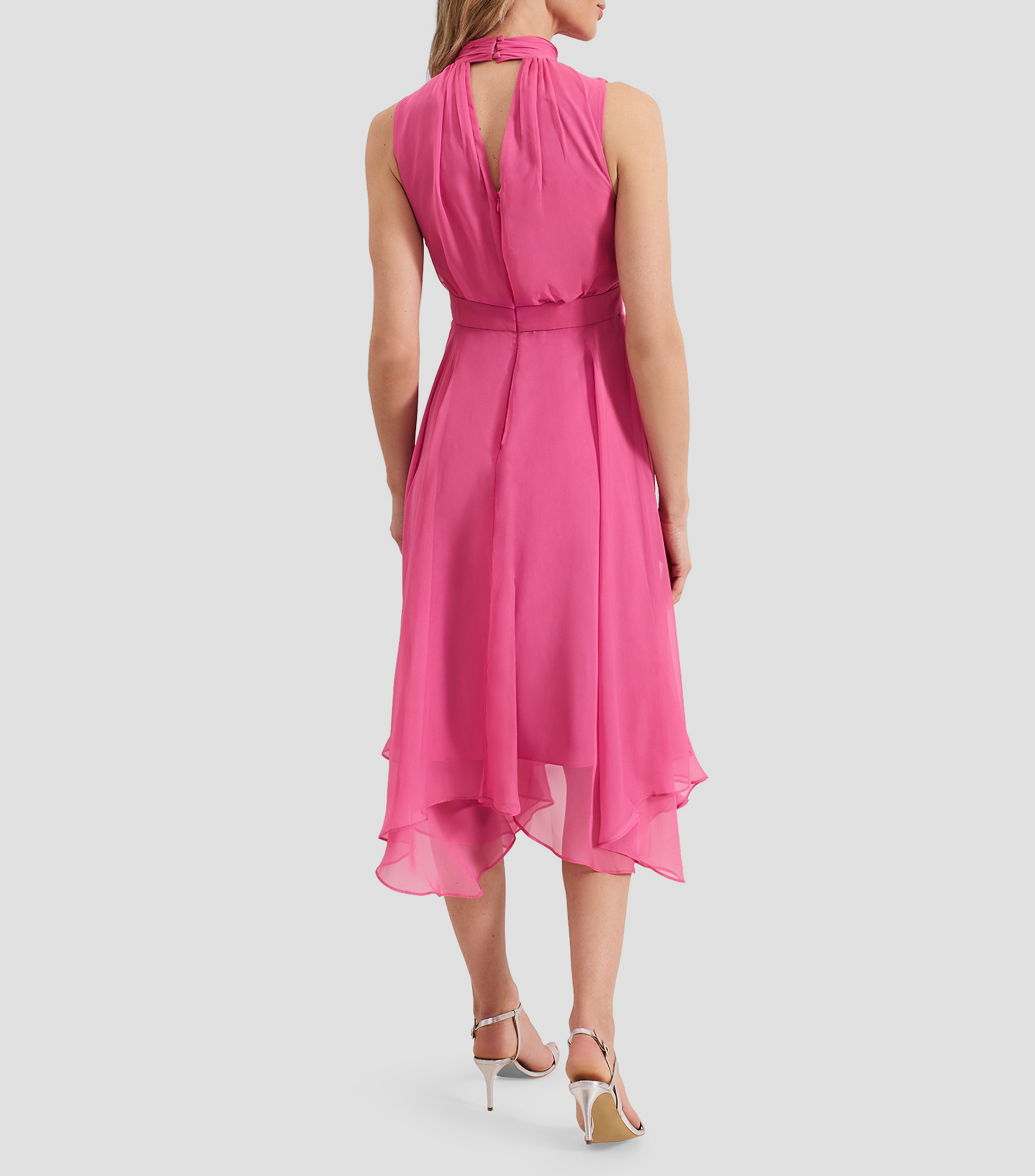 Vestido de Fiesta Midi Lucinda Corsage Mujer
