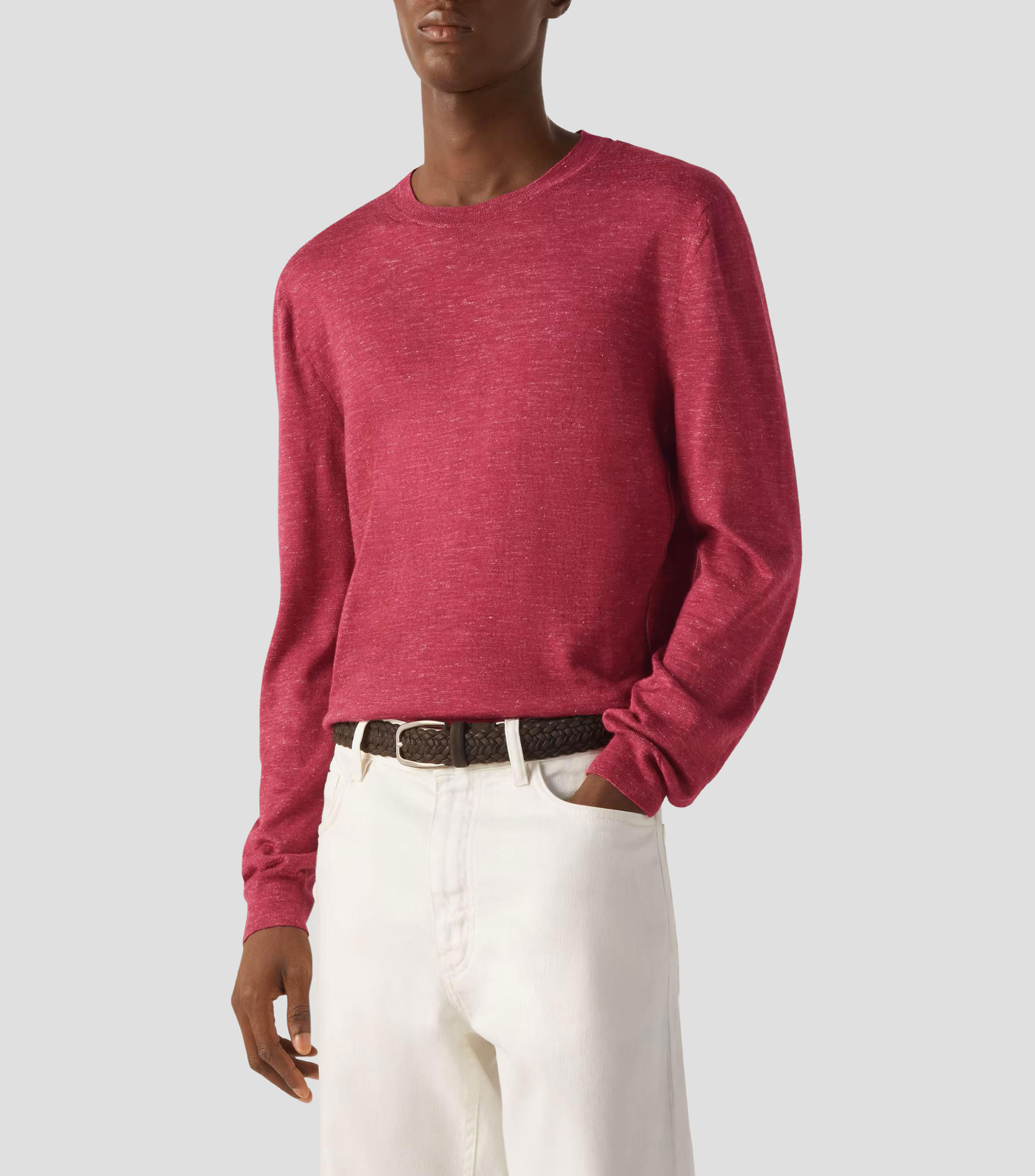Suéter cuello redondo Hombre