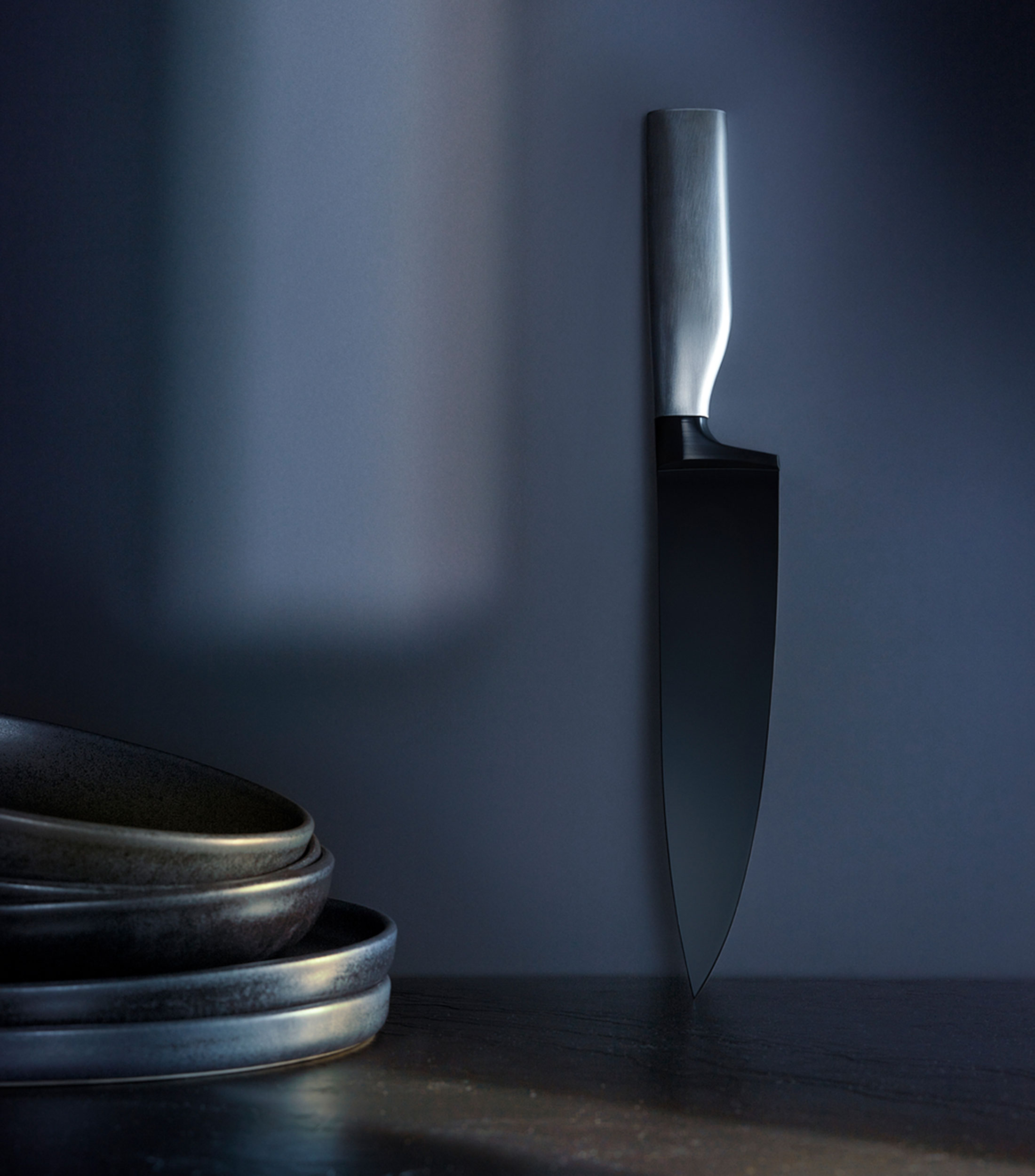 Cuchillo De chef en acero inoxidable
