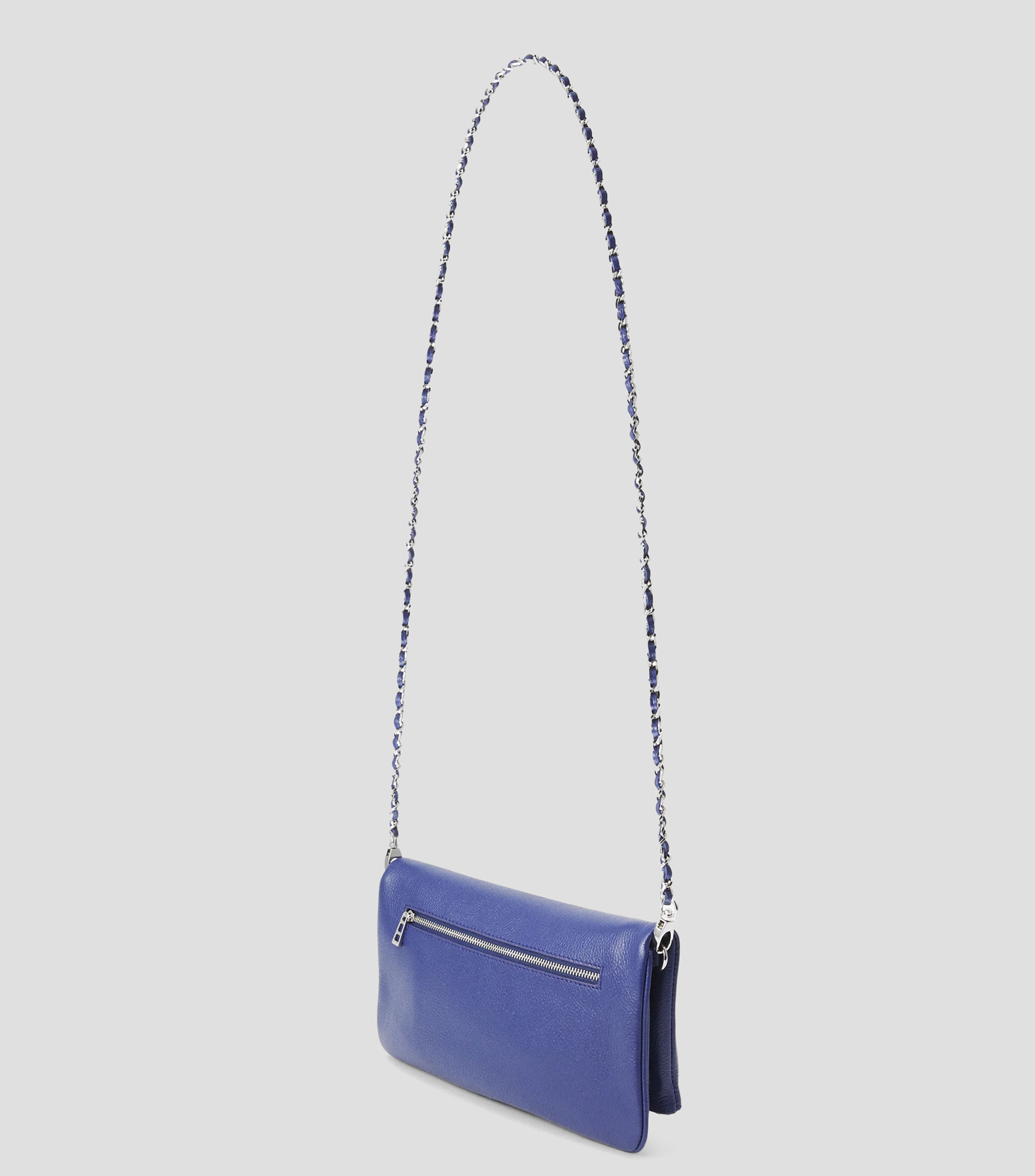 Bolsa de mano en cuero de vaca Rock Nano granulada Mujer