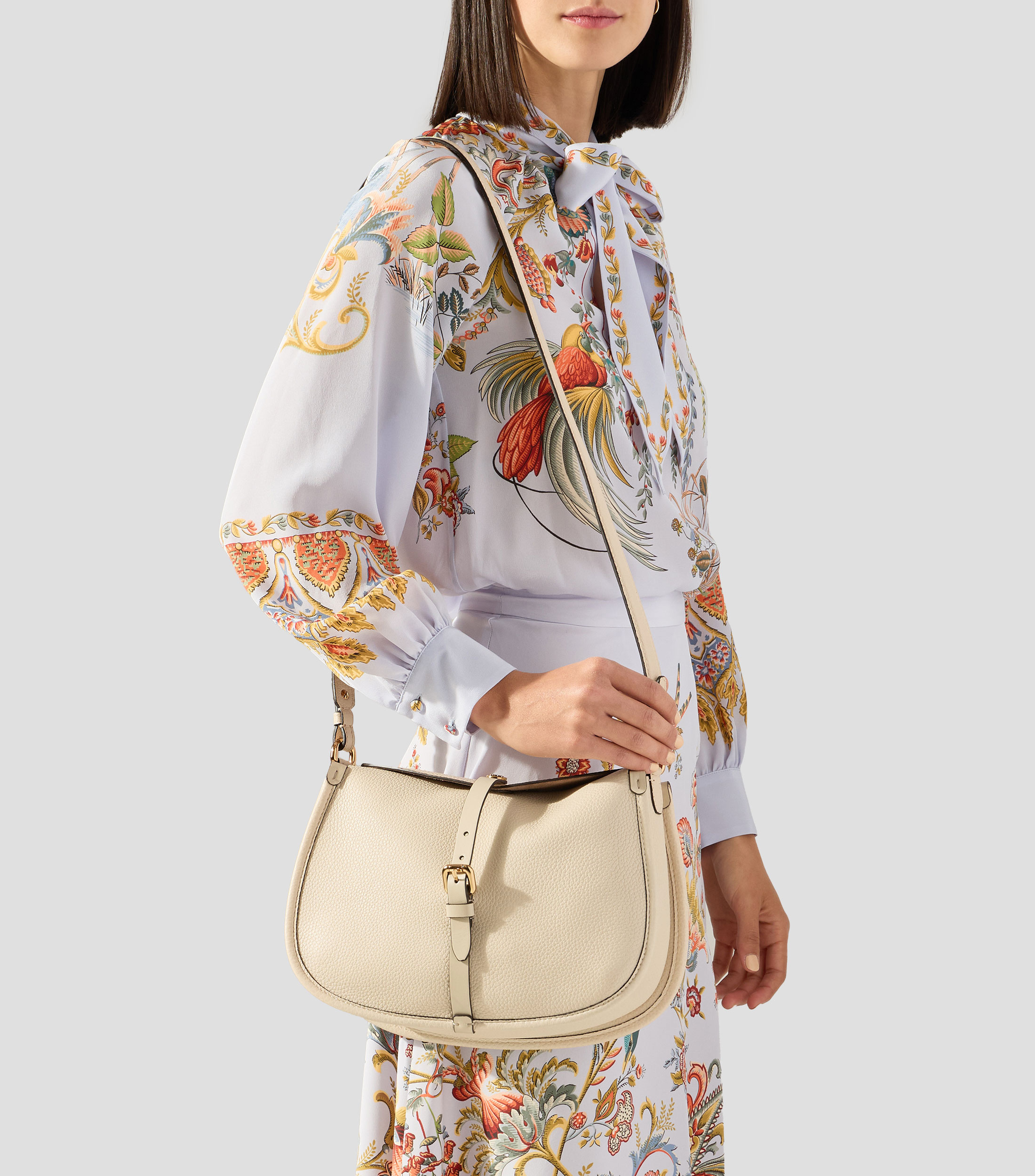 Bolsa crossbody en piel Mujer