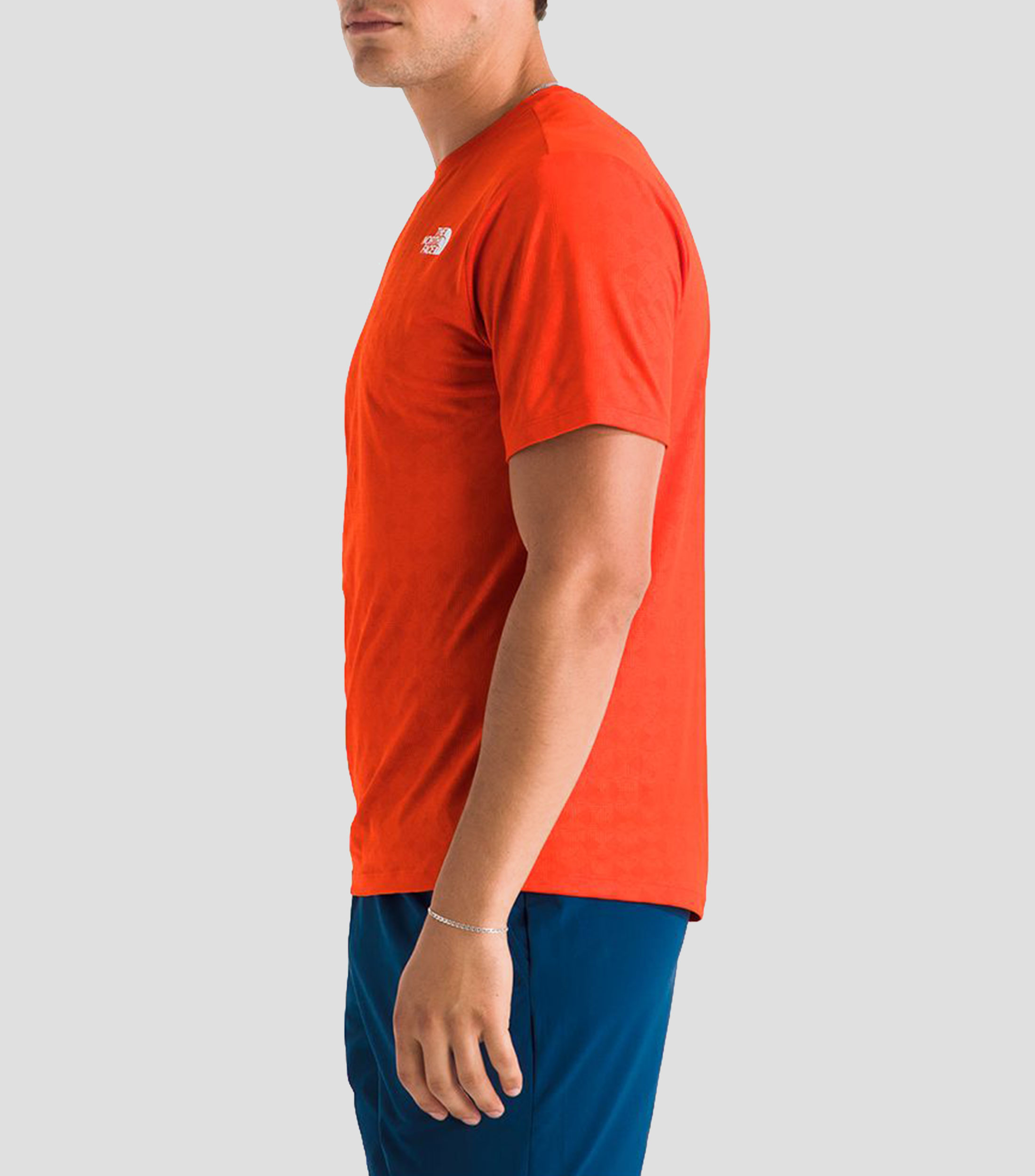Playera cuello redondo manga corta lisa Pentadome Embossed Hombre