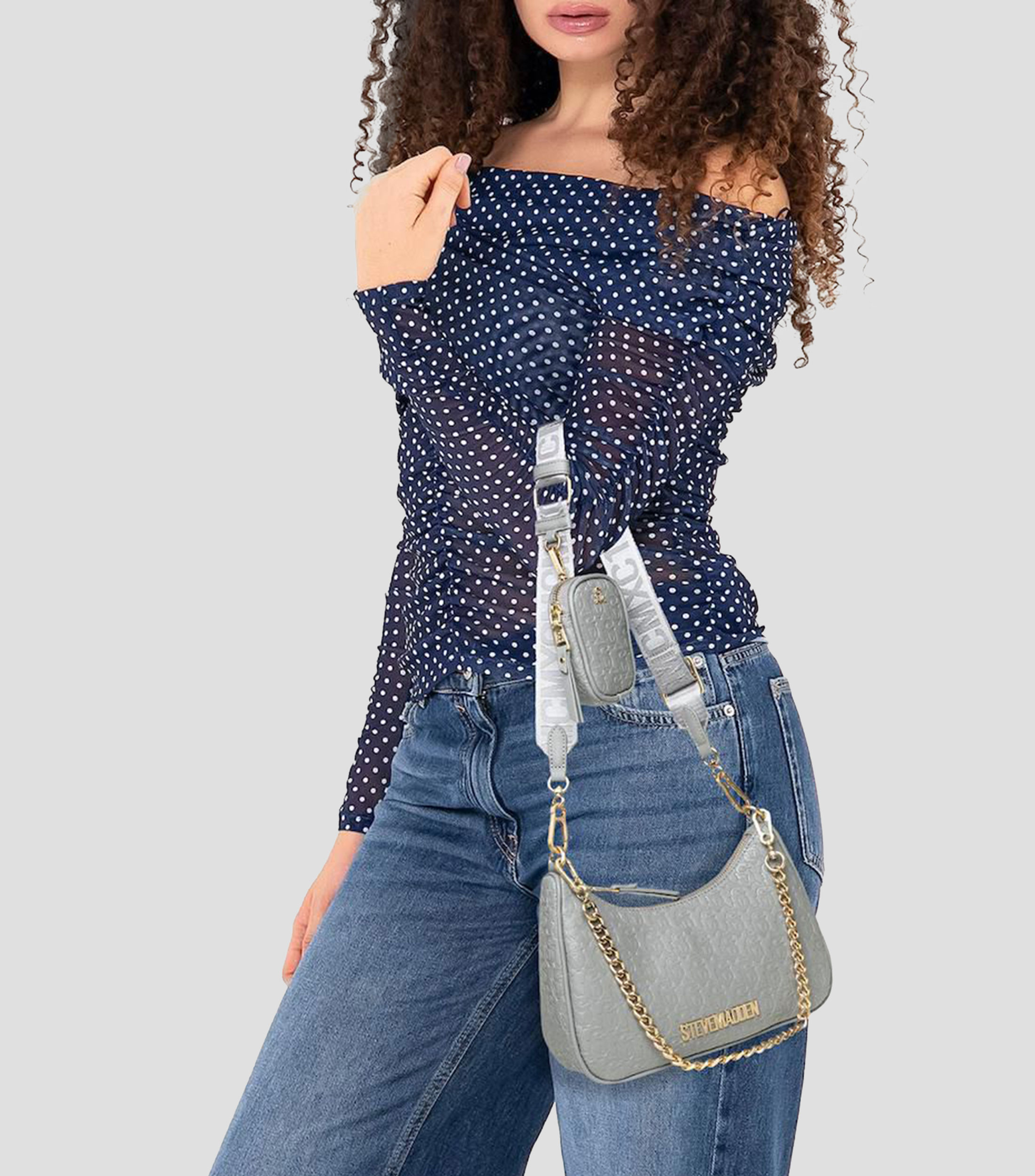 Bolsa crossbody estampada Mujer