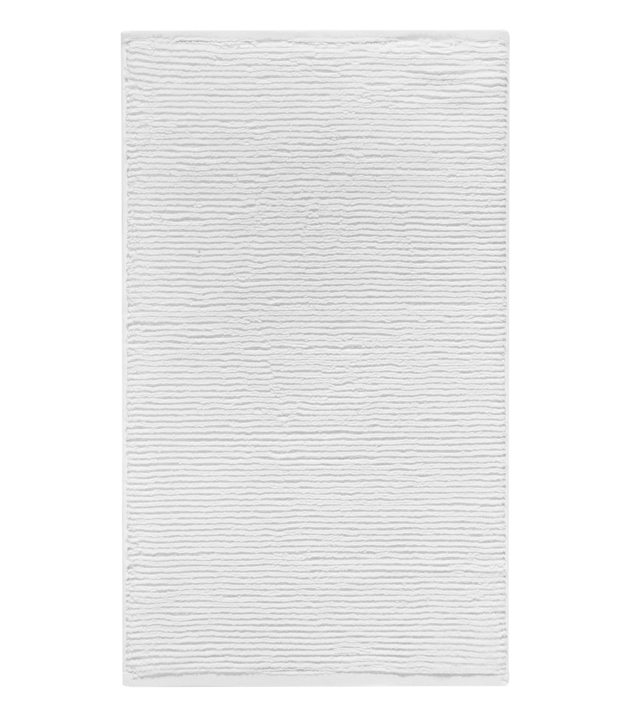 Toalla de Bano Slim Ribbed Blanca