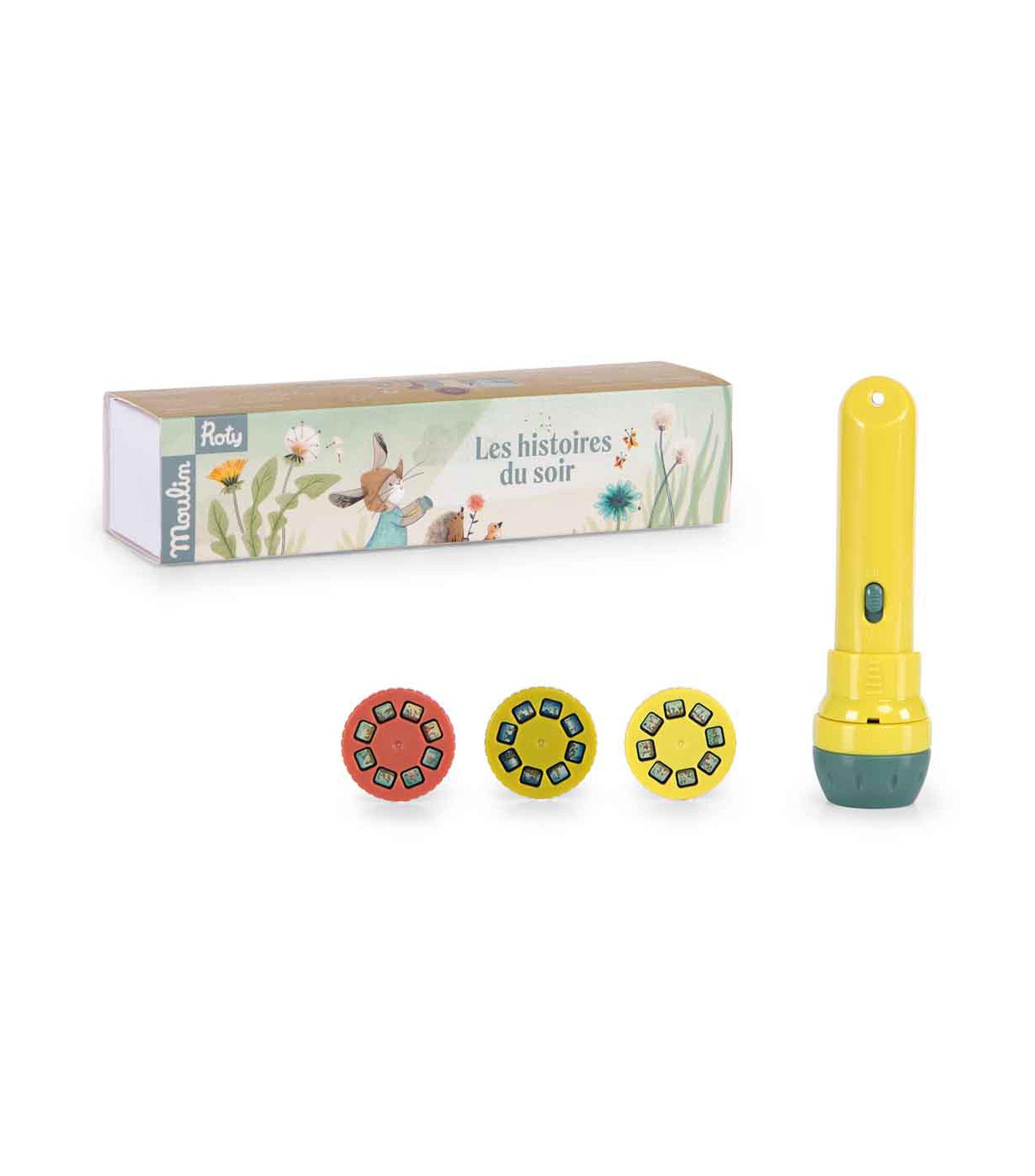 Playset Los tres pequeños conejos - Linterna proyector de historias