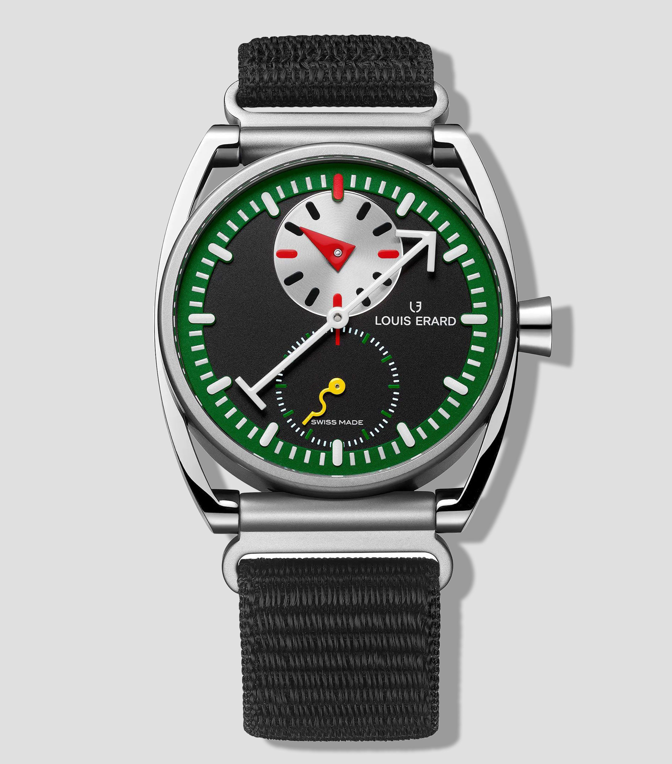 Reloj para Hombre Louis Erard x Alain Silverstein edición especial plateado