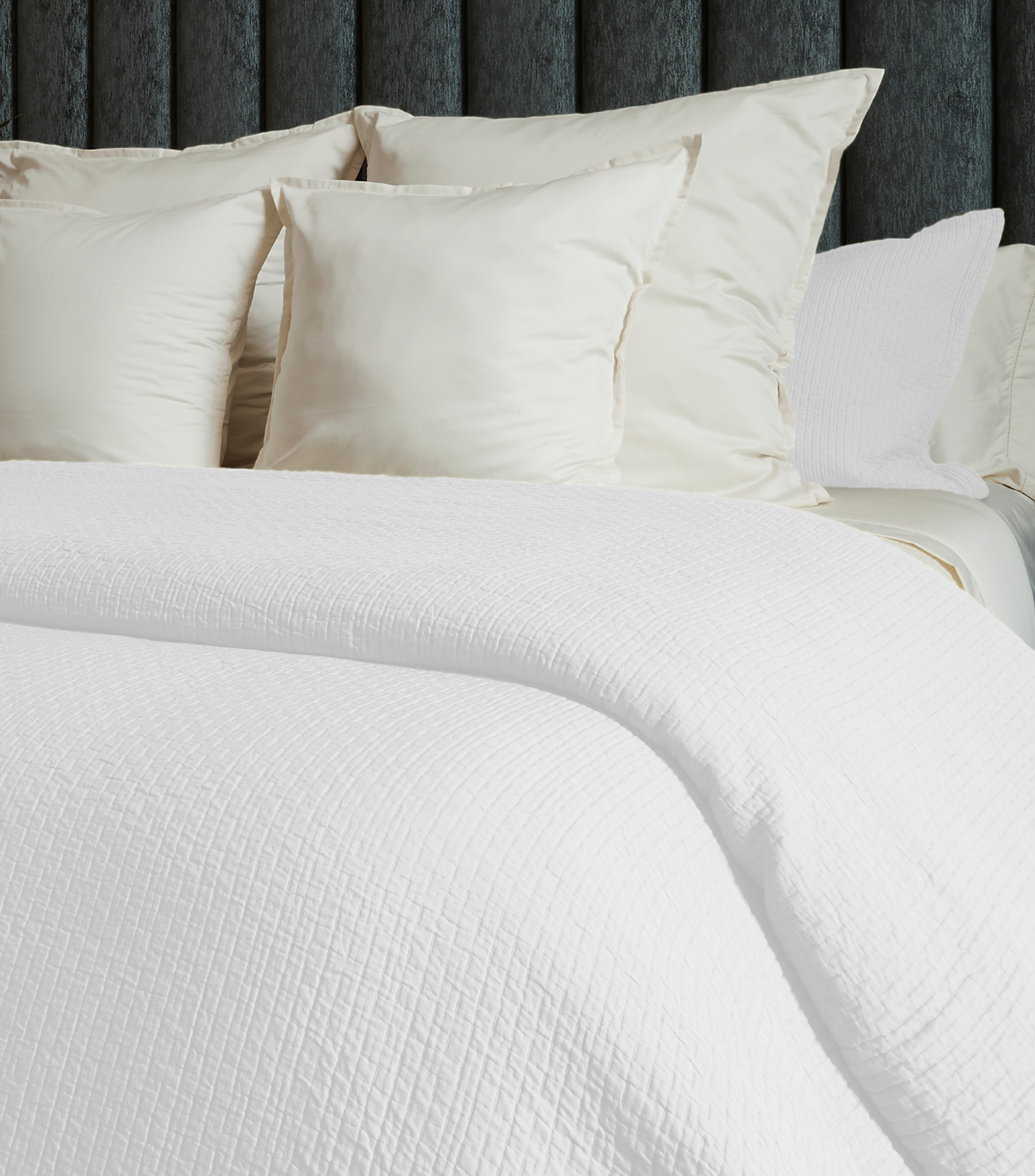 Set de Colcha Matrimonial, Queen Coverlet Blanco