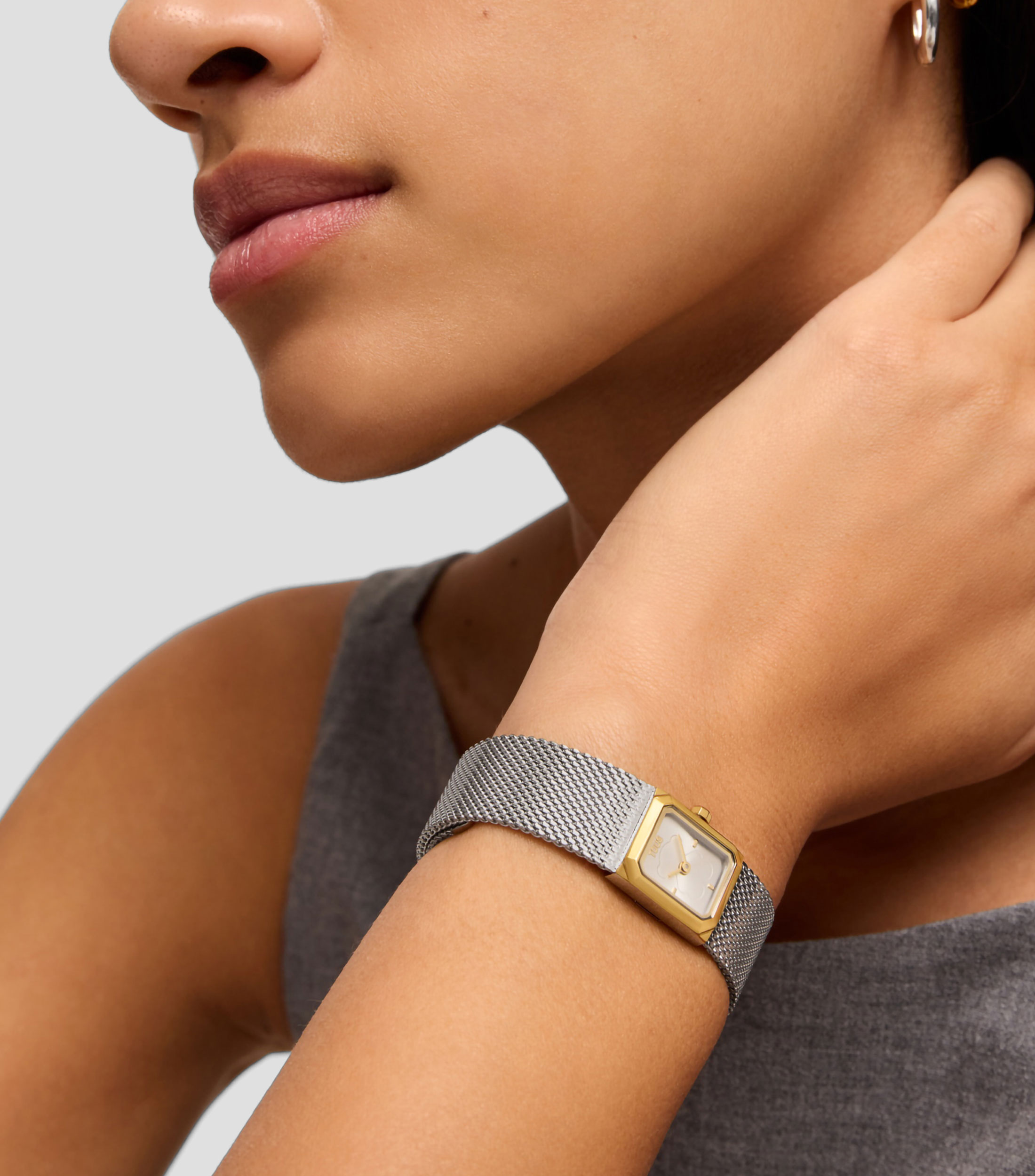 Reloj para Mujer MiniMesh Casual Dorado, Plateado