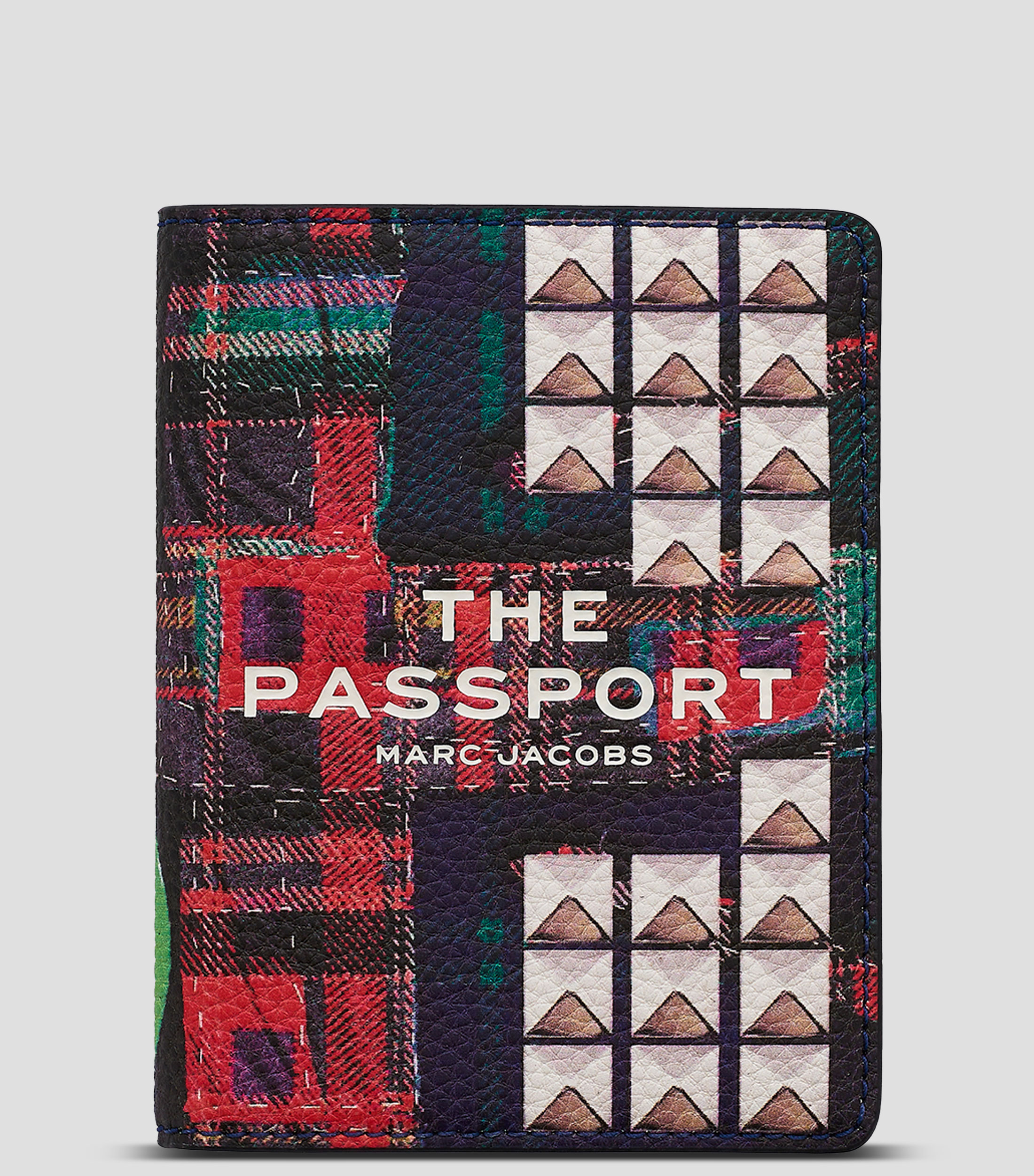 Portapasaporte multicolor en piel City Capsule London estampado Mujer