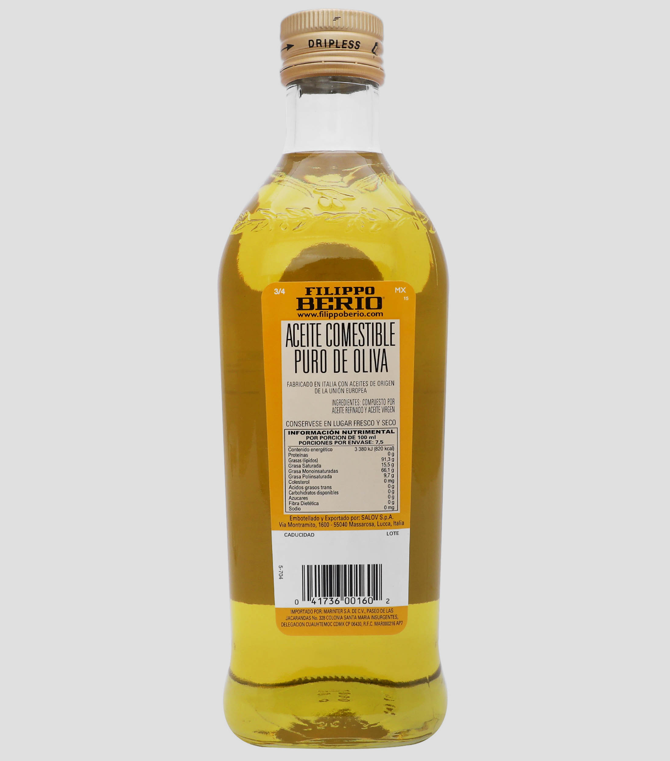 Aceite de oliva, 750 ml