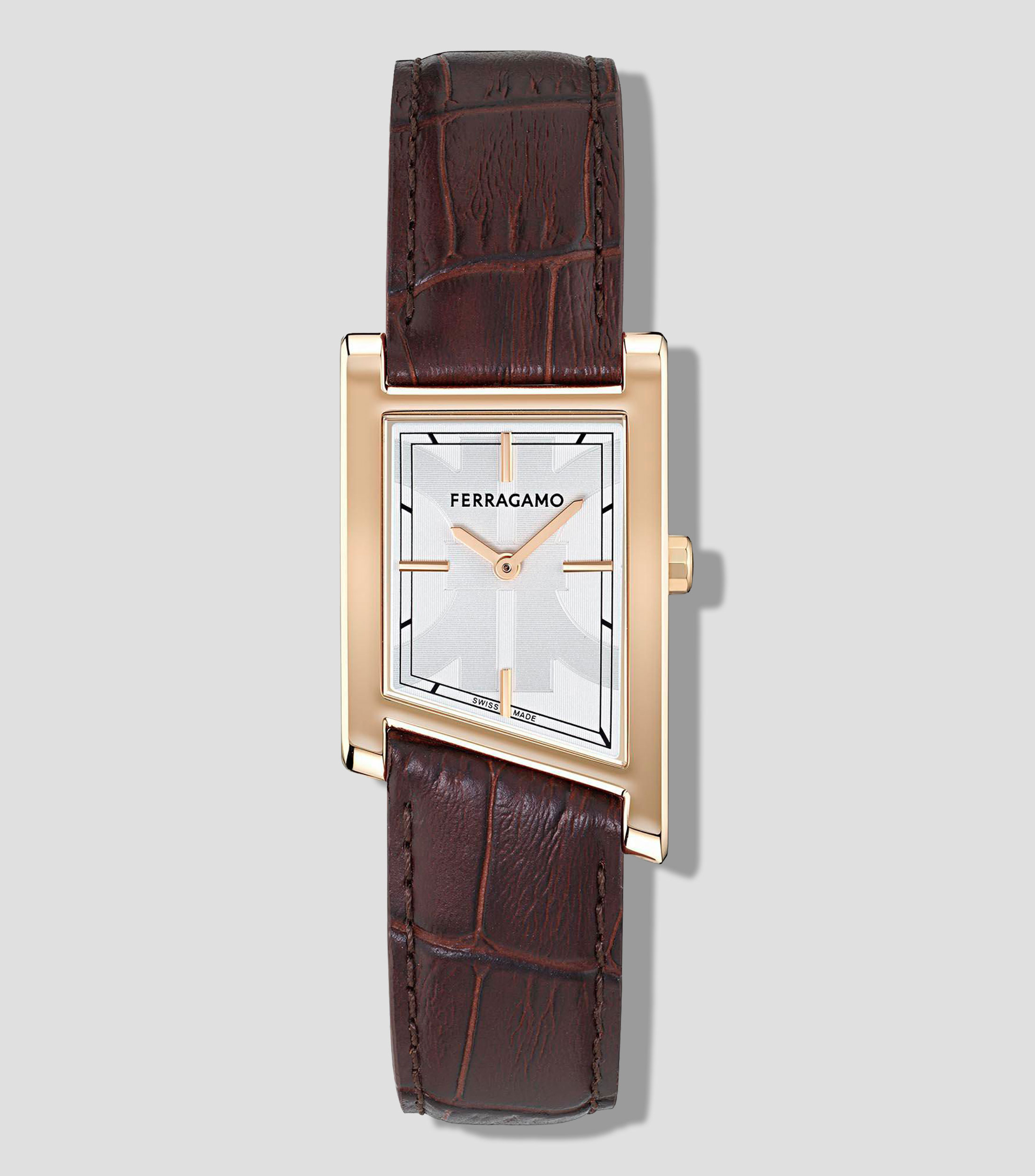 Reloj para Hombre Asymetrique casual, color Oro Rosa