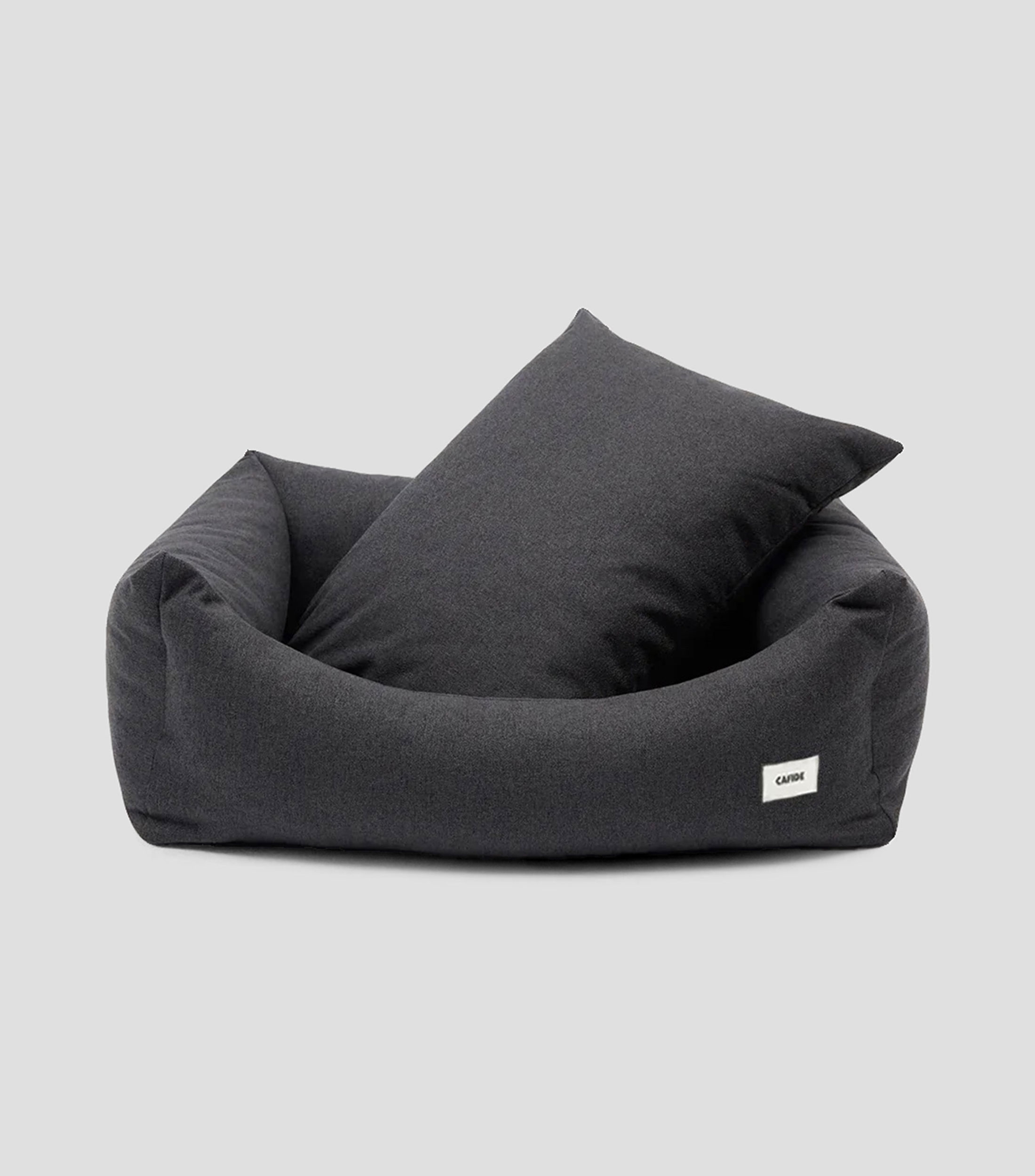 Cama para mascota L Snozy negro antracita