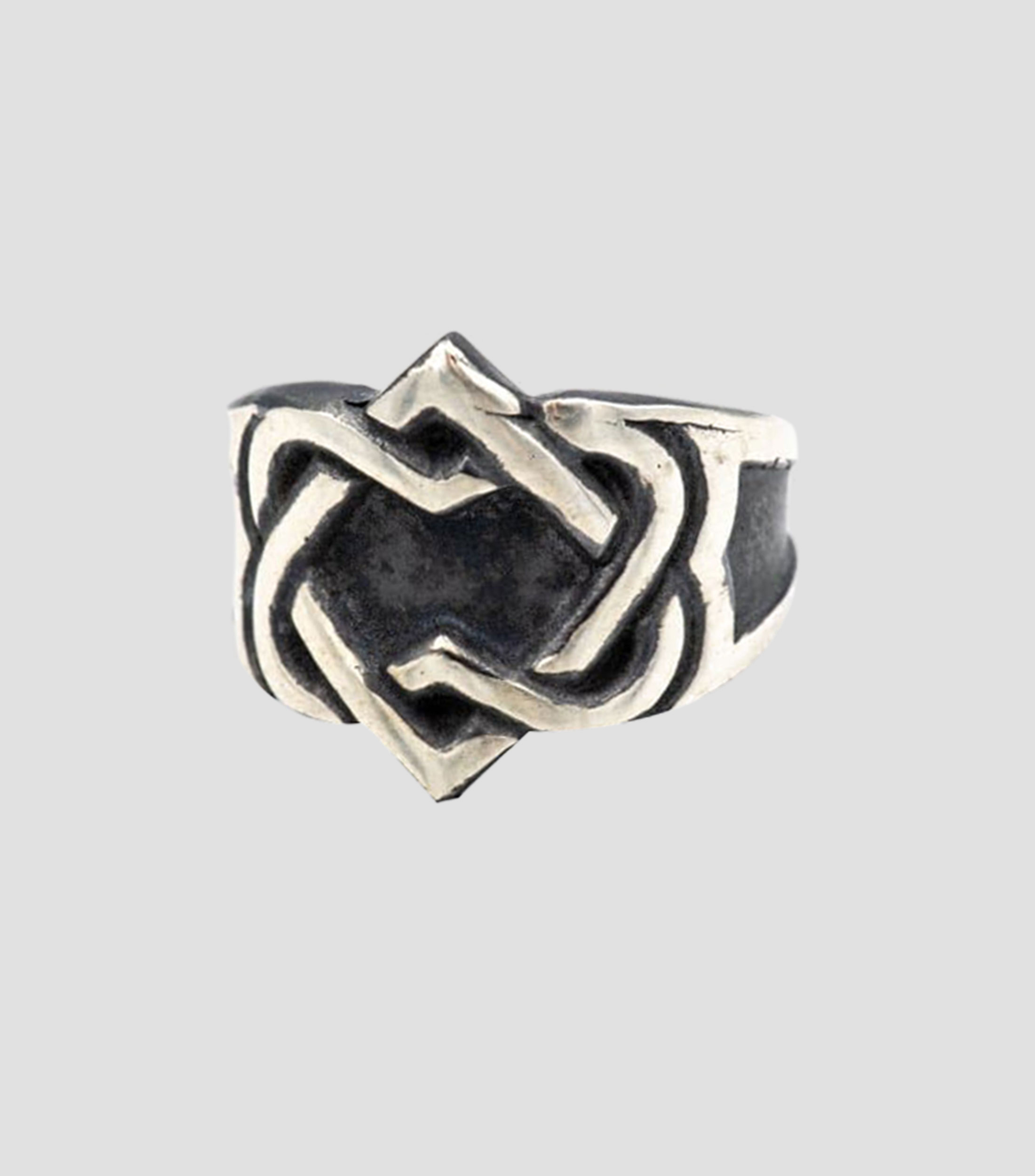 Anillo en plata .925 Big Unified Hearts Infinity Hombre Talla 10