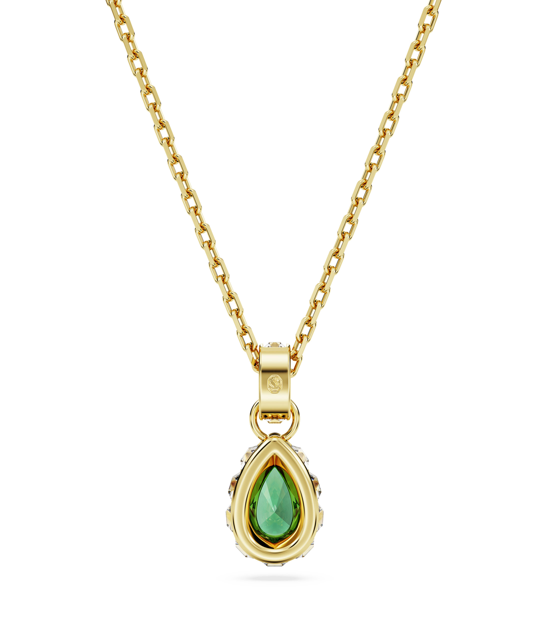 Collar con dije en forma de gota y cristal Stilla Mujer
