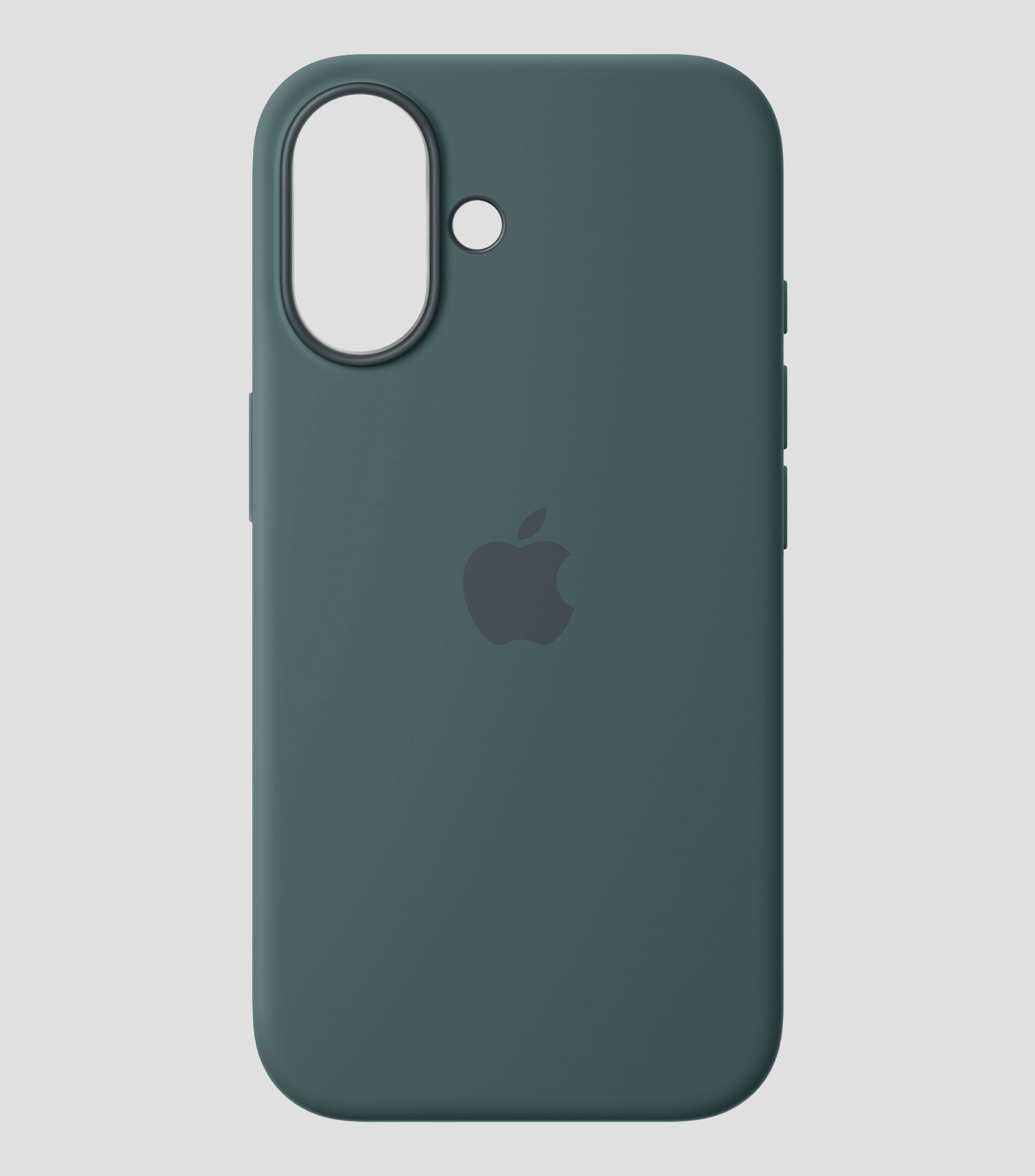 Funda de silicón con MagSafe para iPhone 16 Verde lago
