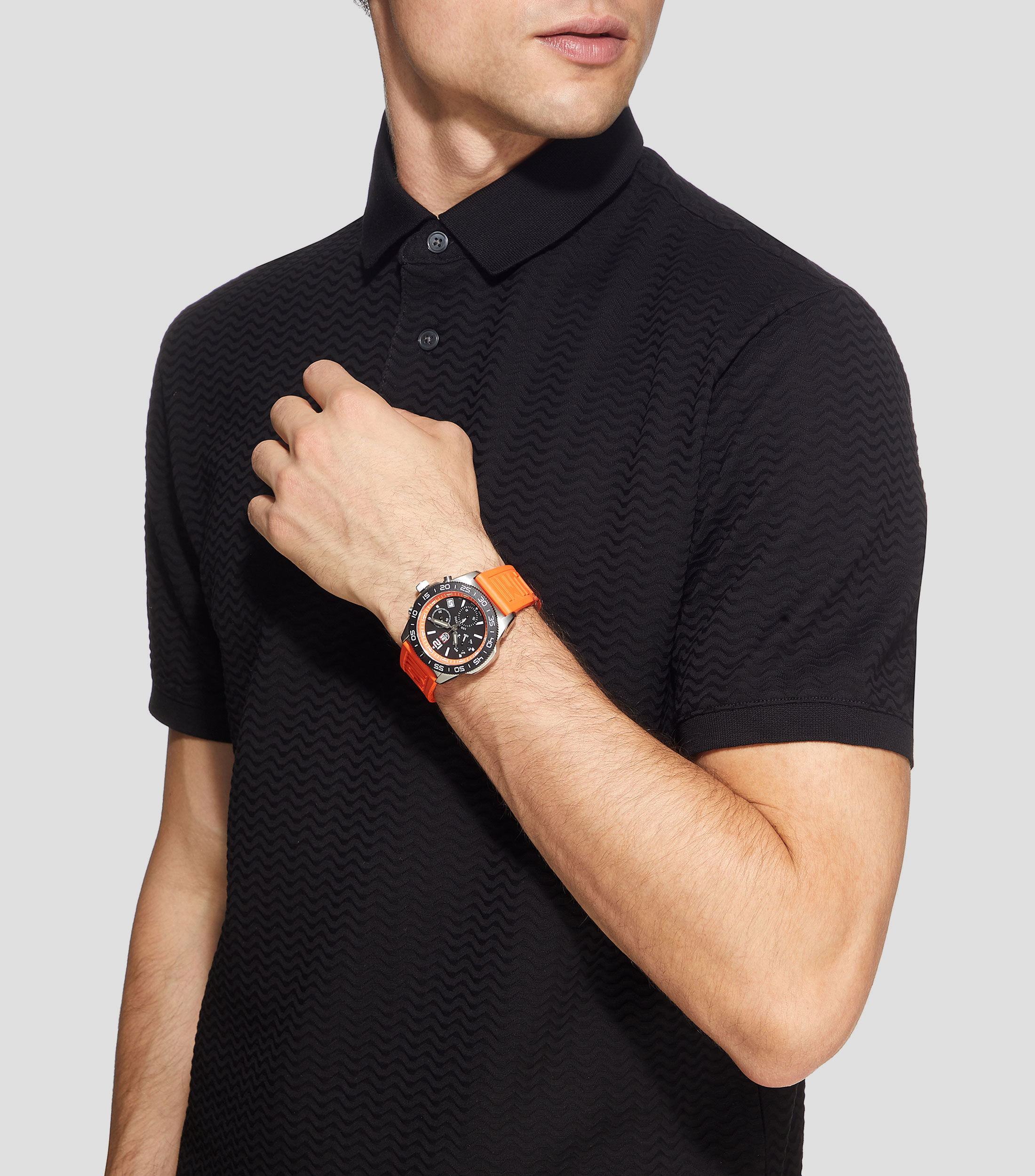 Reloj para hombre Pacific Diver Chronograph 3140 Series de vestir, Plateado