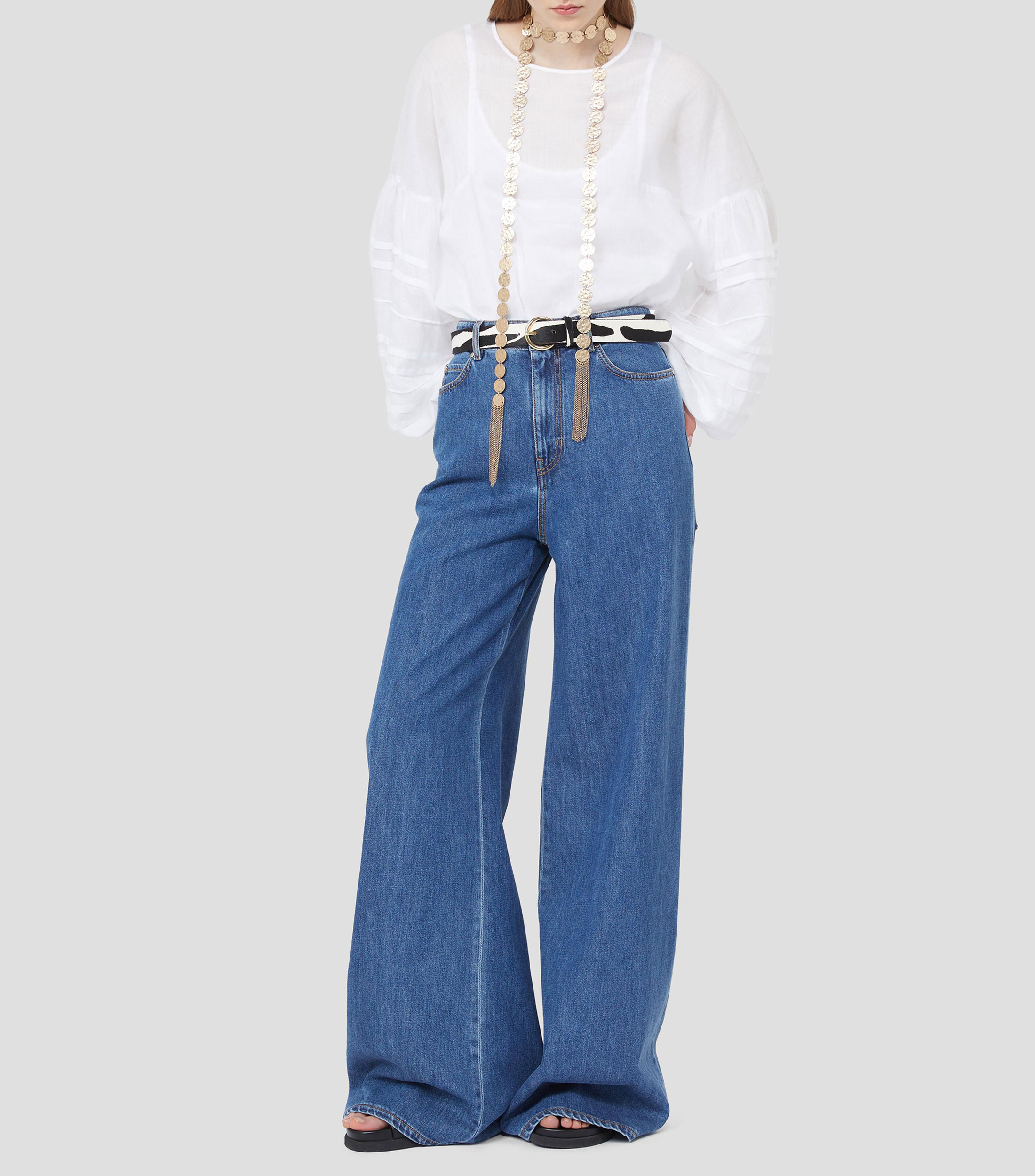 Jeans Recto liso Mujer