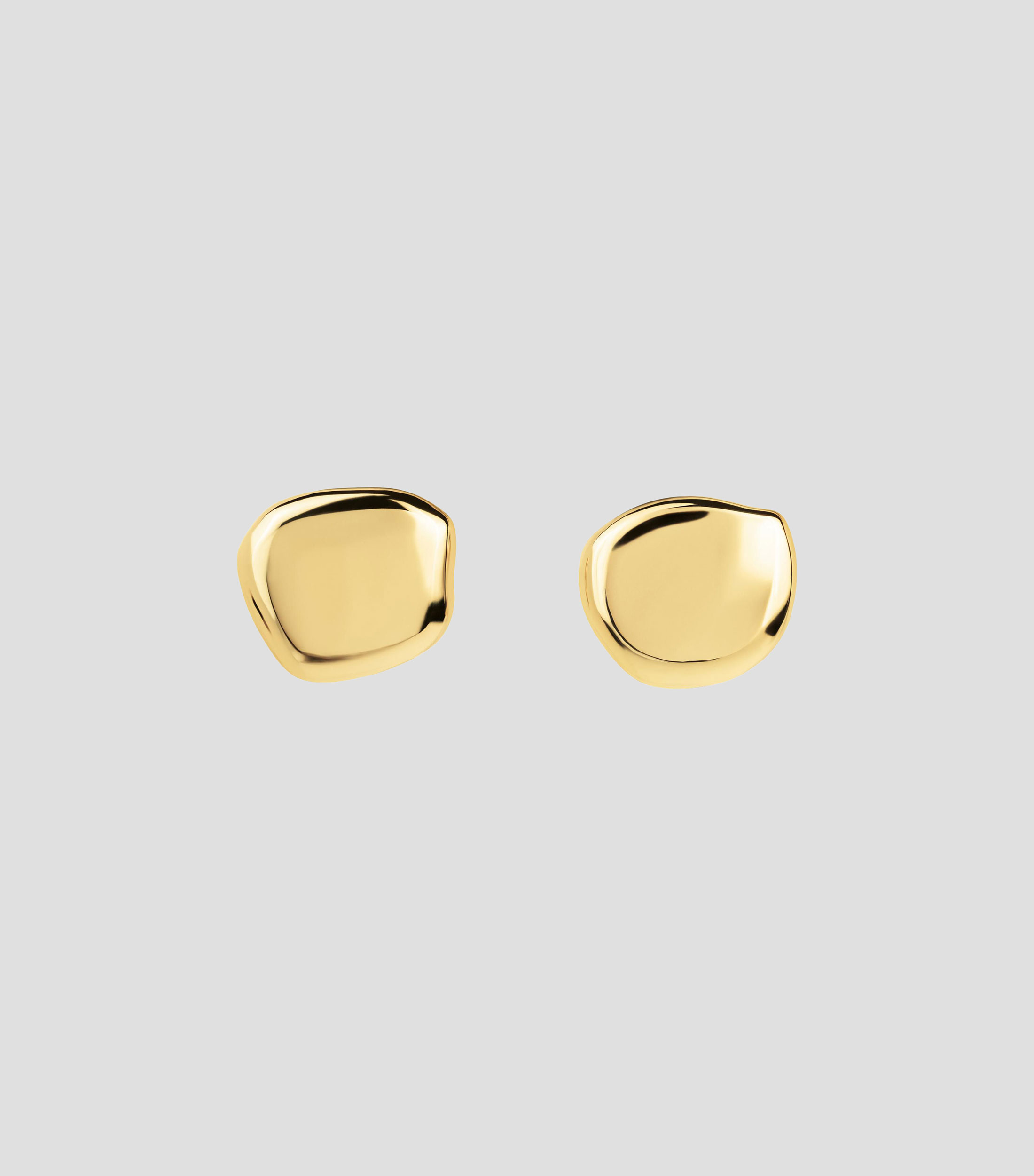Aretes en plata irregulares Mujer