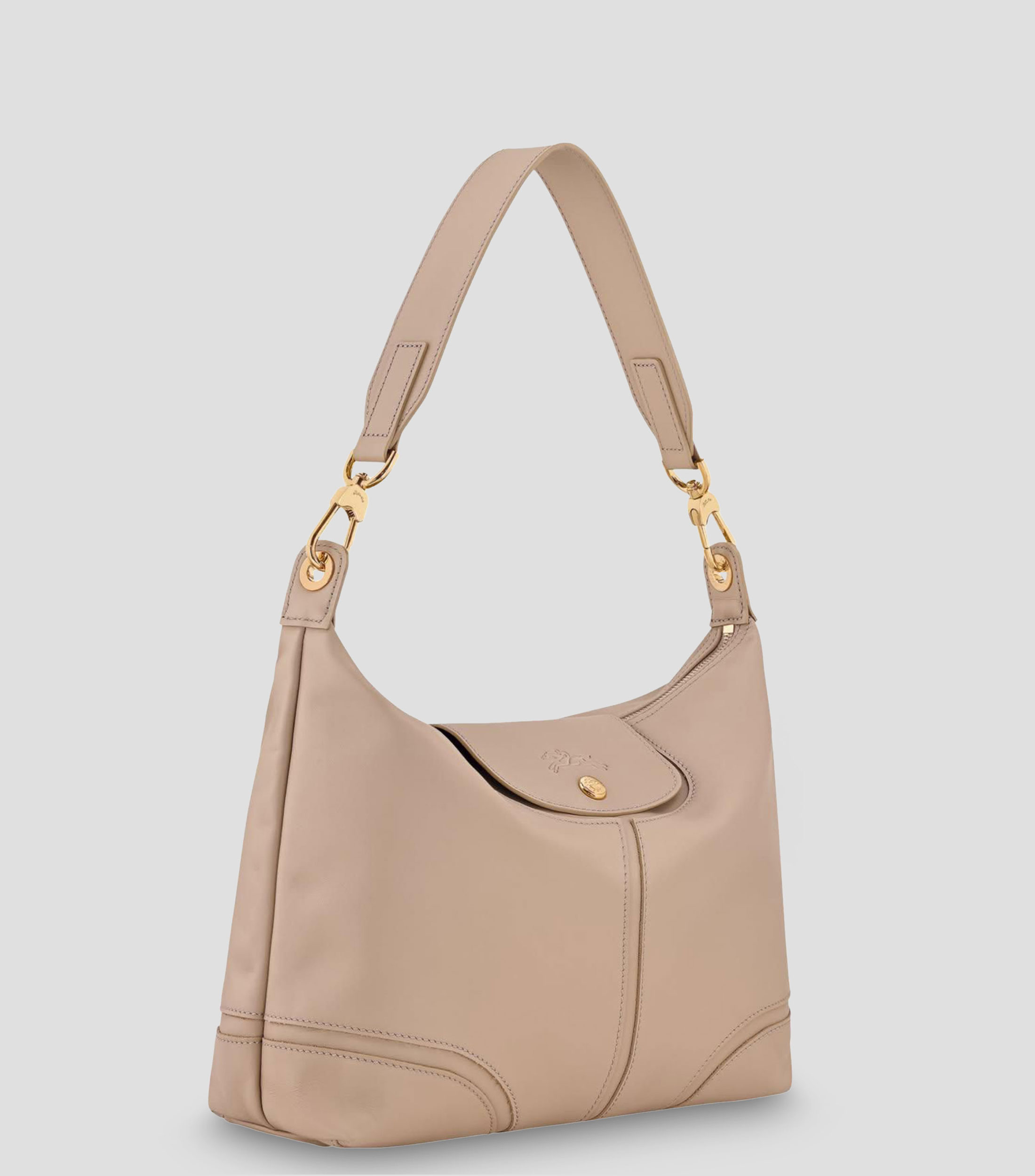Bolsa tote en piel lisa Mujer