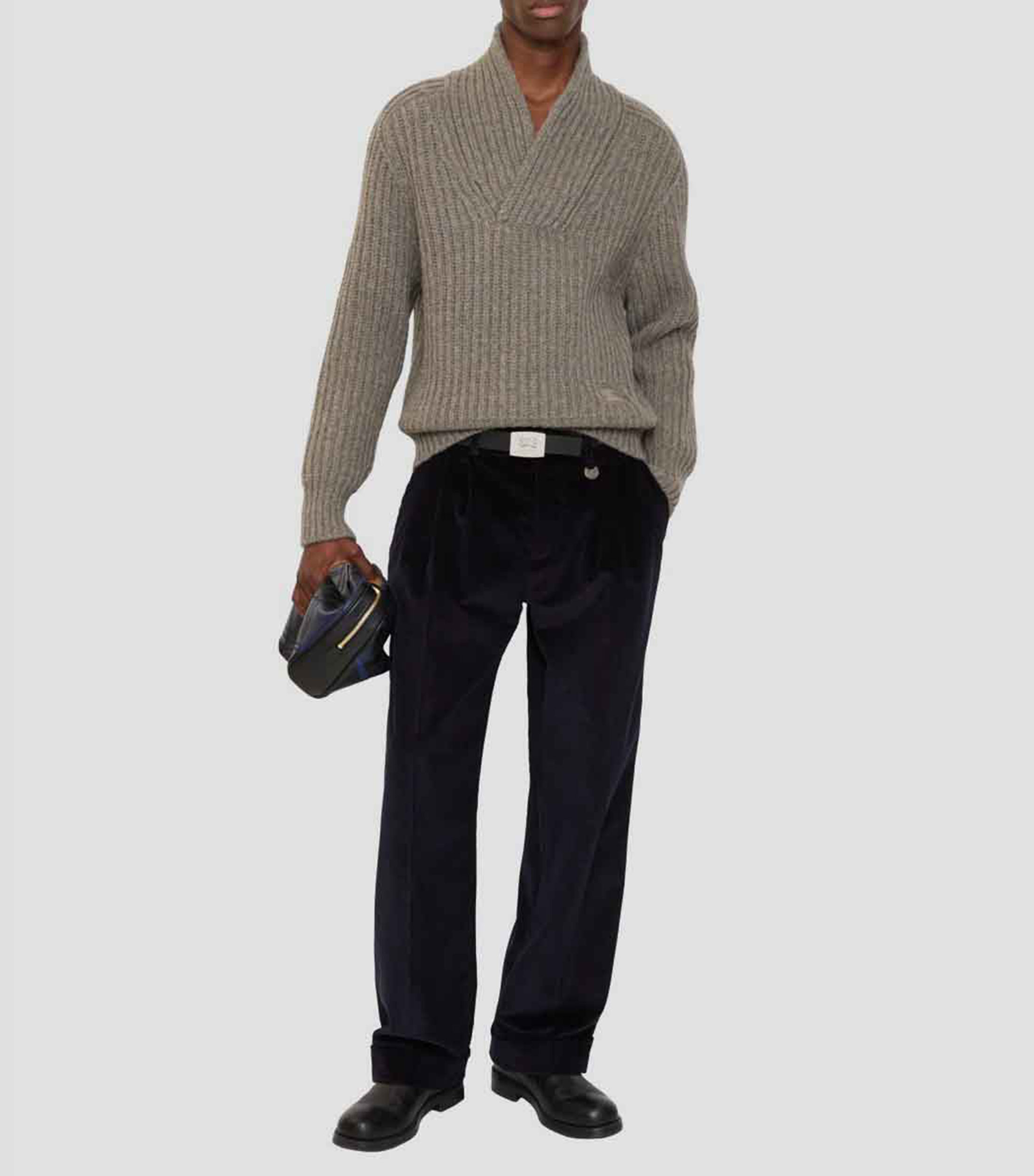 Pantalón en Pana liso Hombre