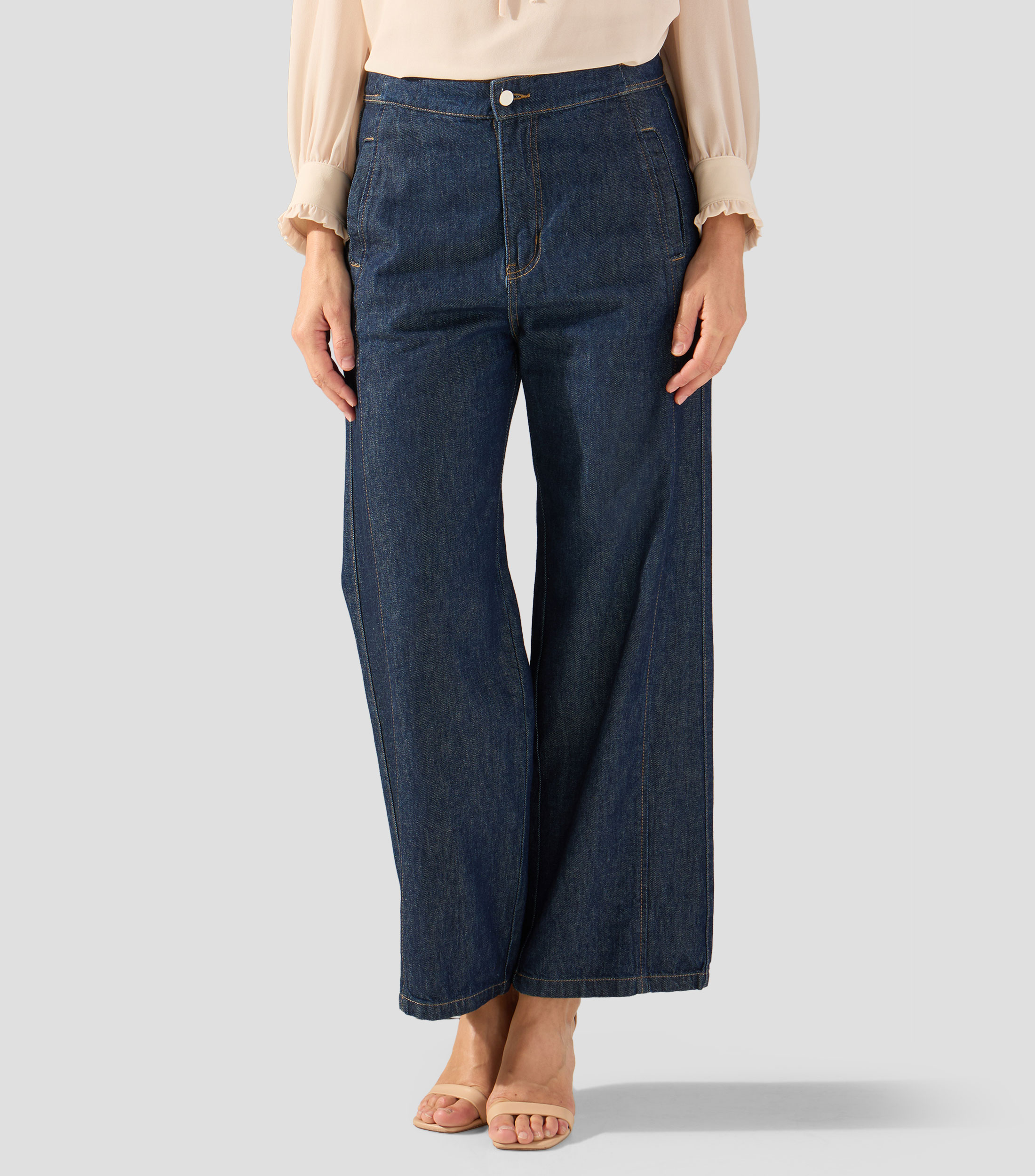 Jeans acampanado Mujer