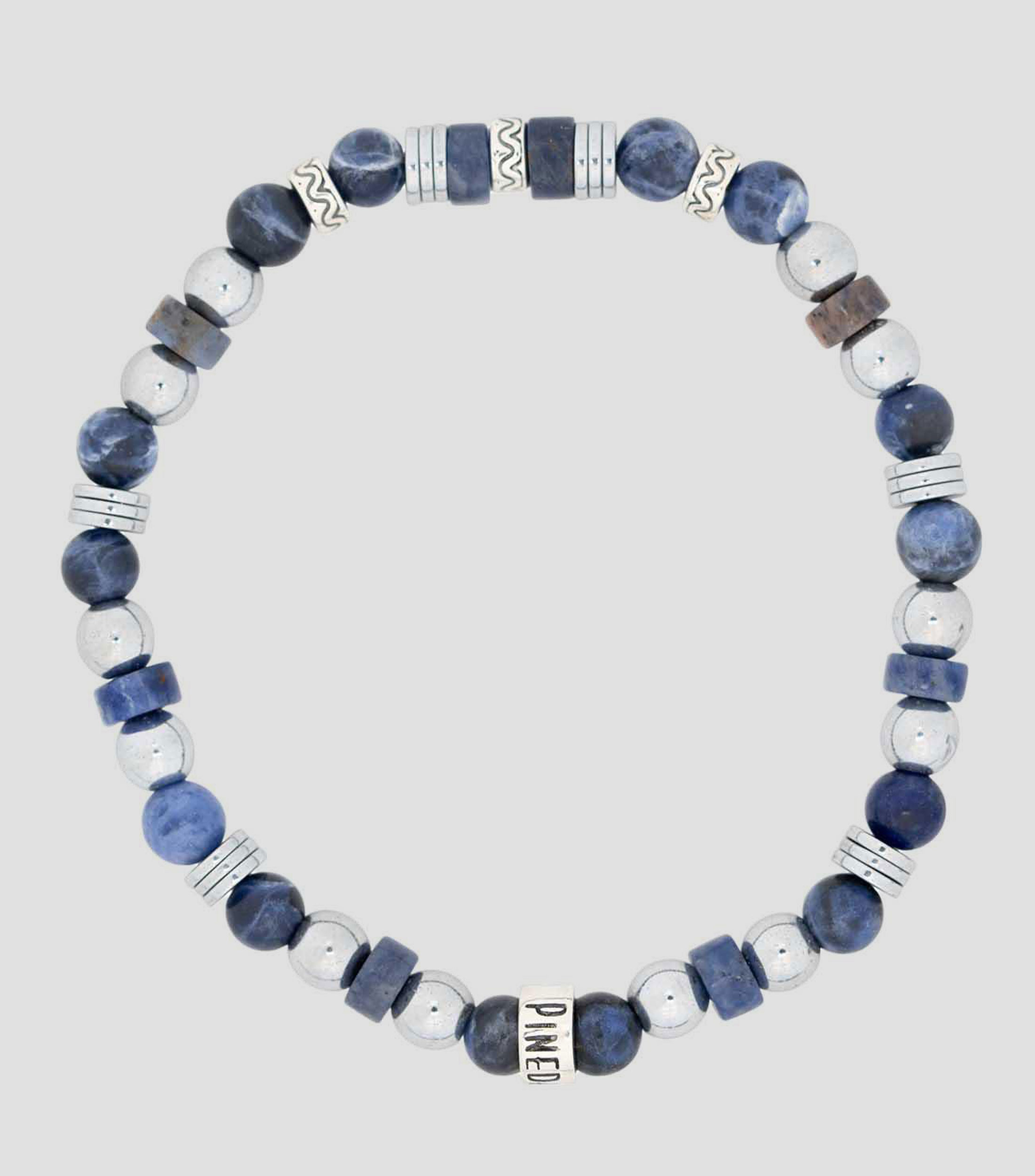 Brazalete en plata Hombre