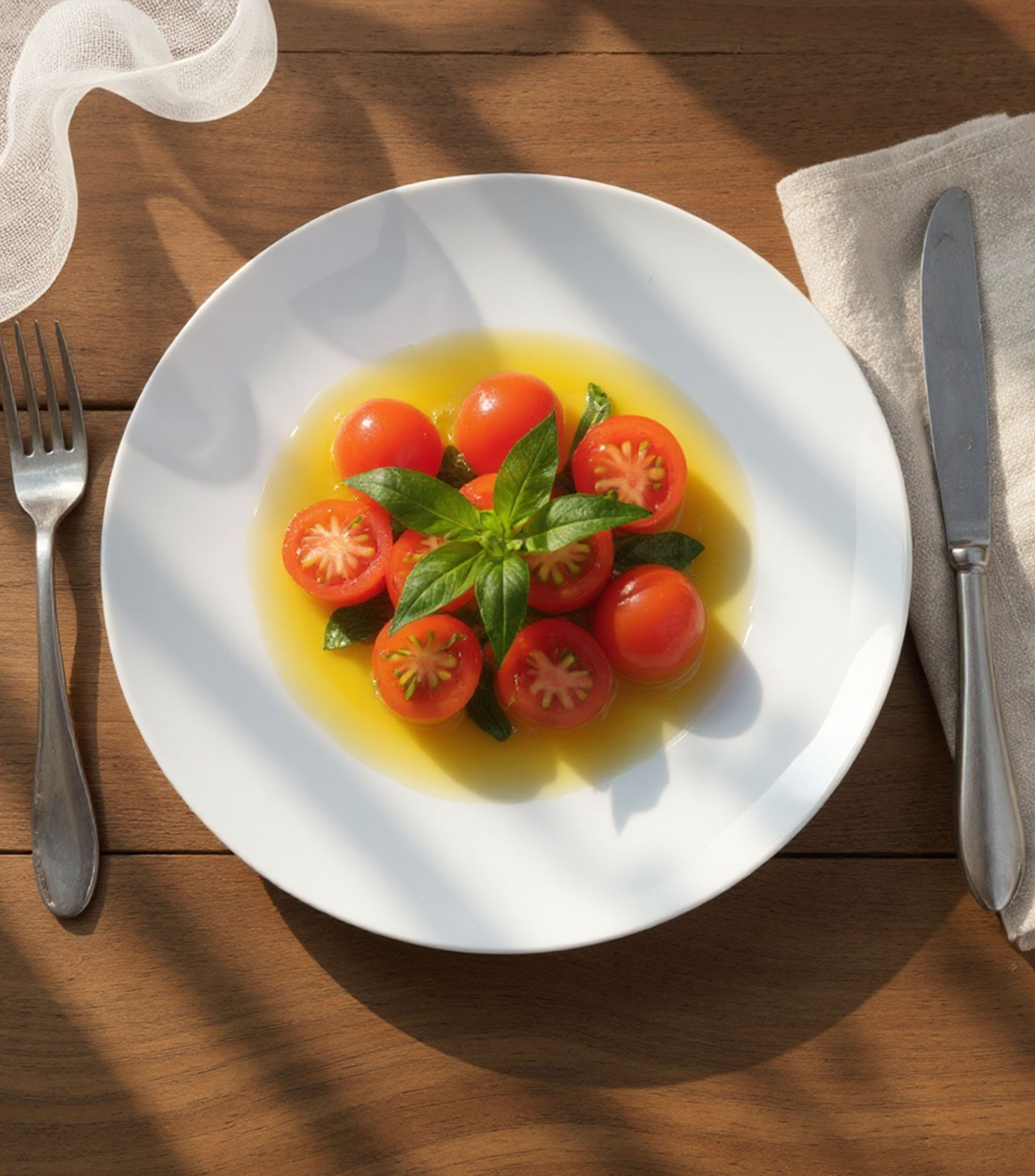 Plato Marcad Domo White