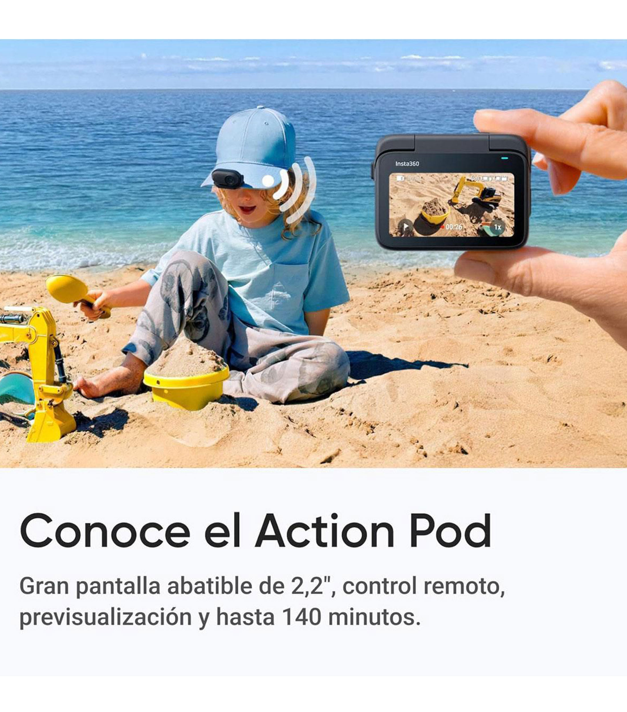Cámara de Accion GO 3S 128 GB