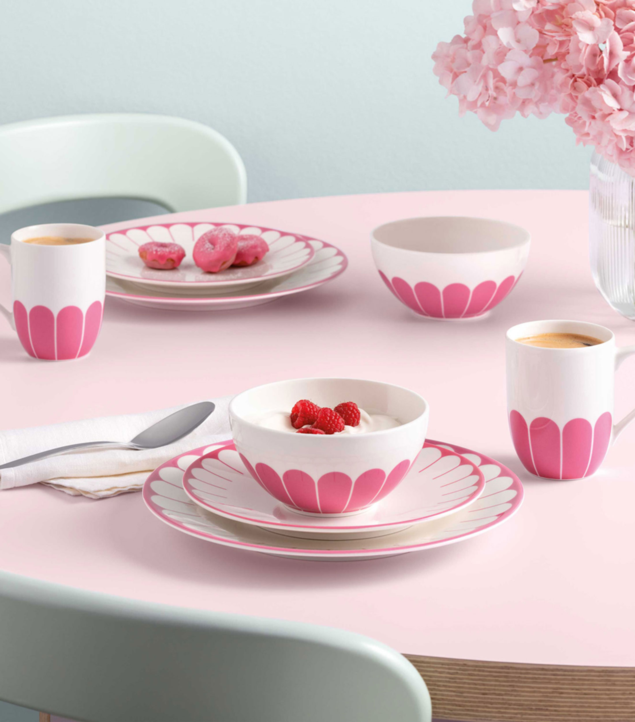 Tazón Fleur Cassis Estampado