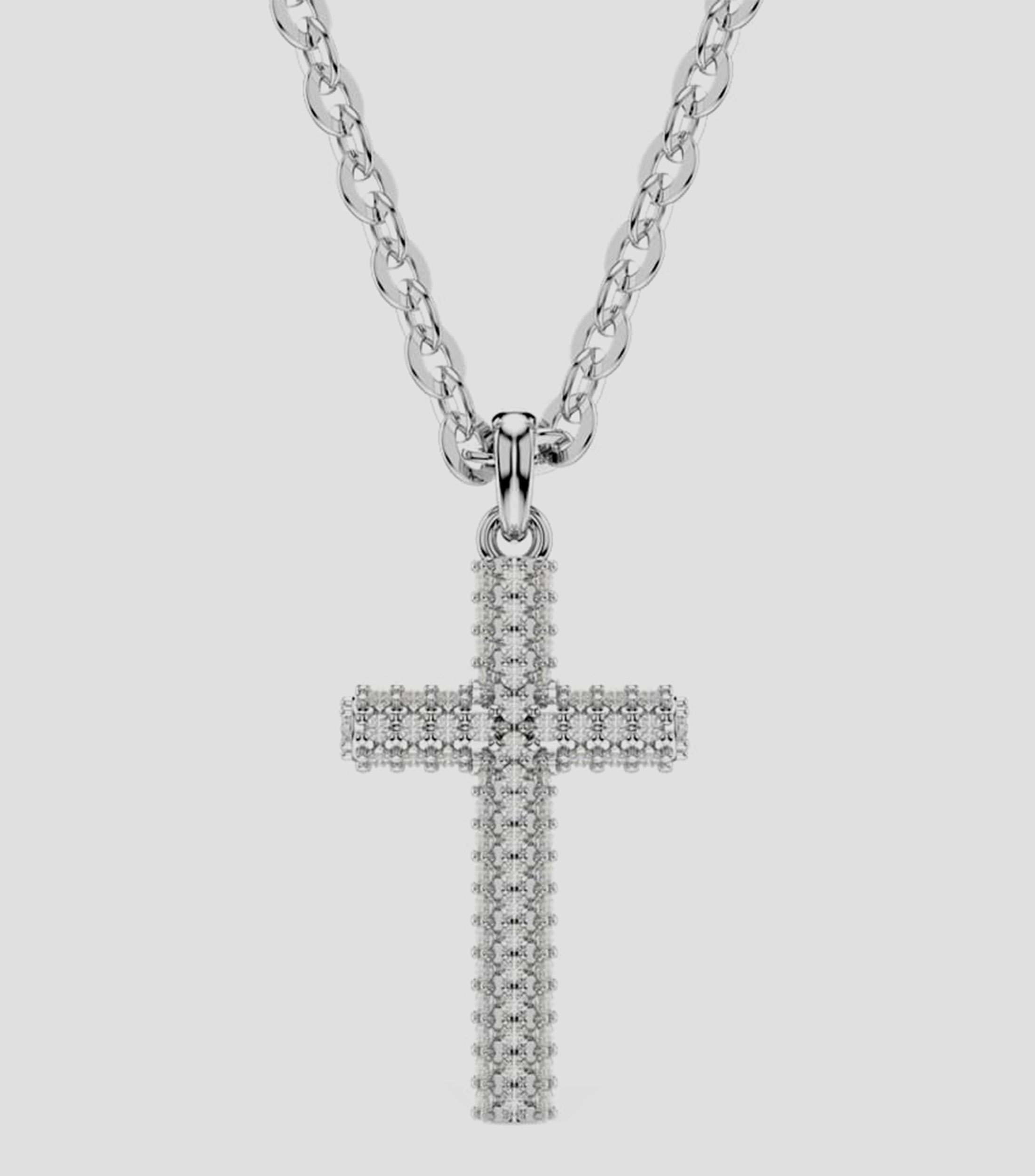 Collar con dije de cruz Insigne Mujer
