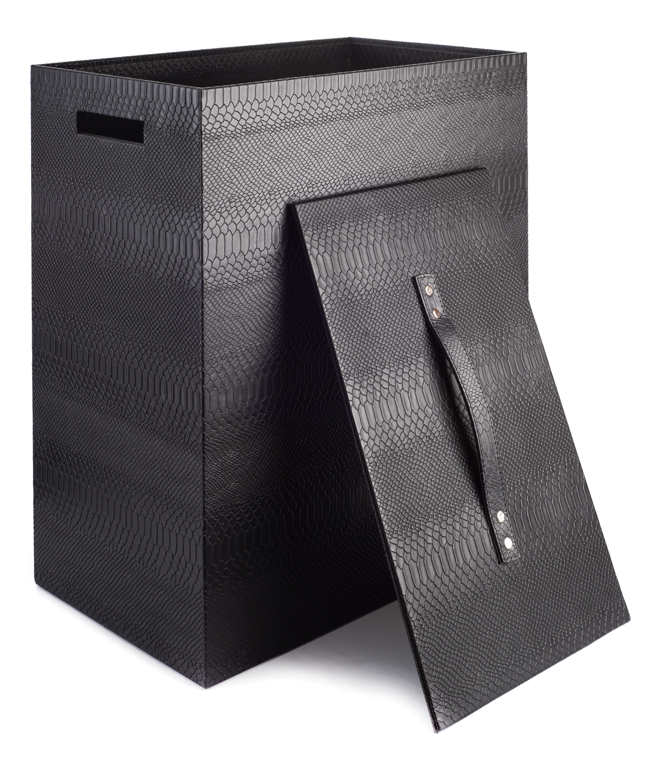 Cesto para Ropa sintético negro