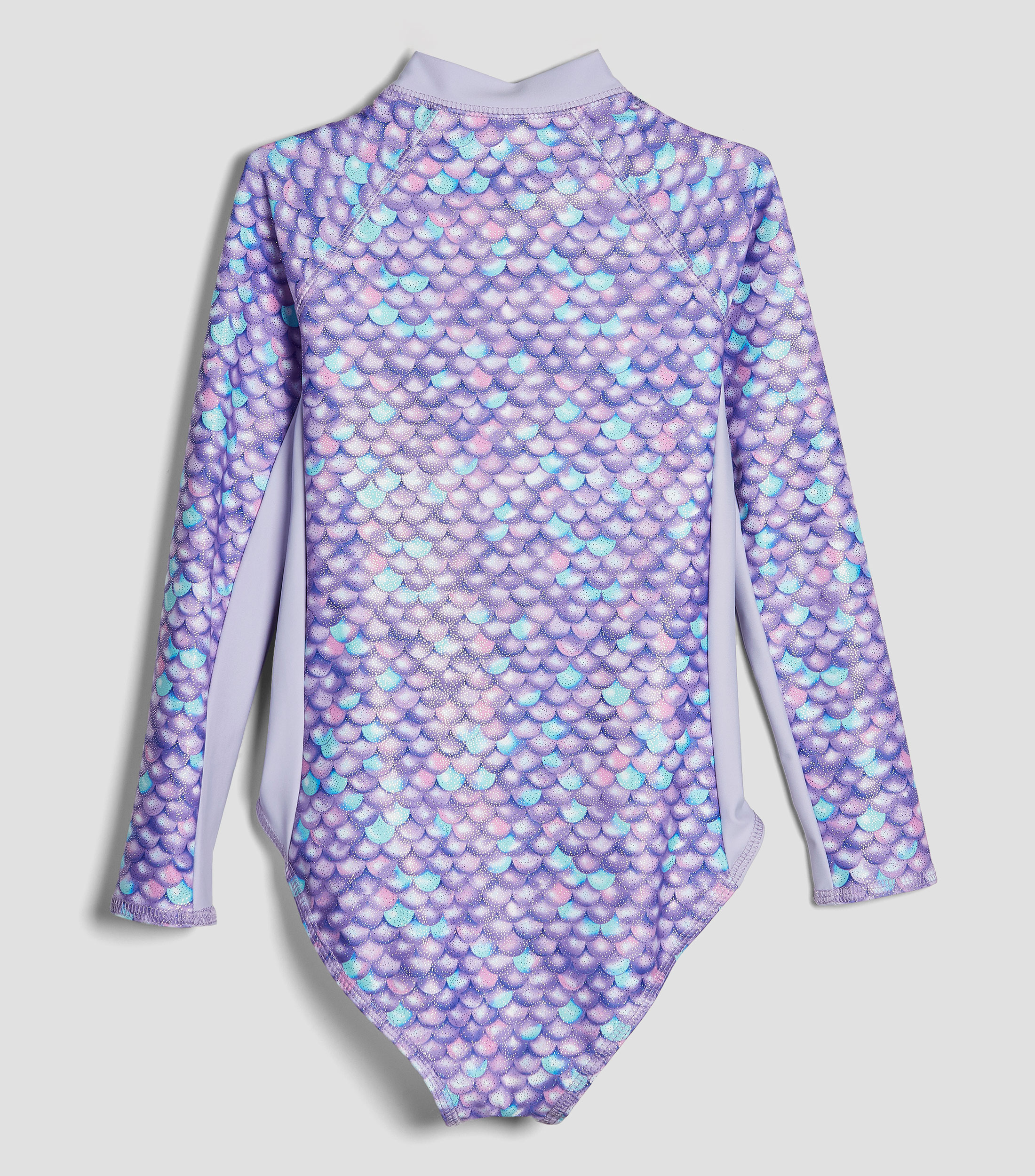 Traje de baño completo Rashguard Purple Scale Niña