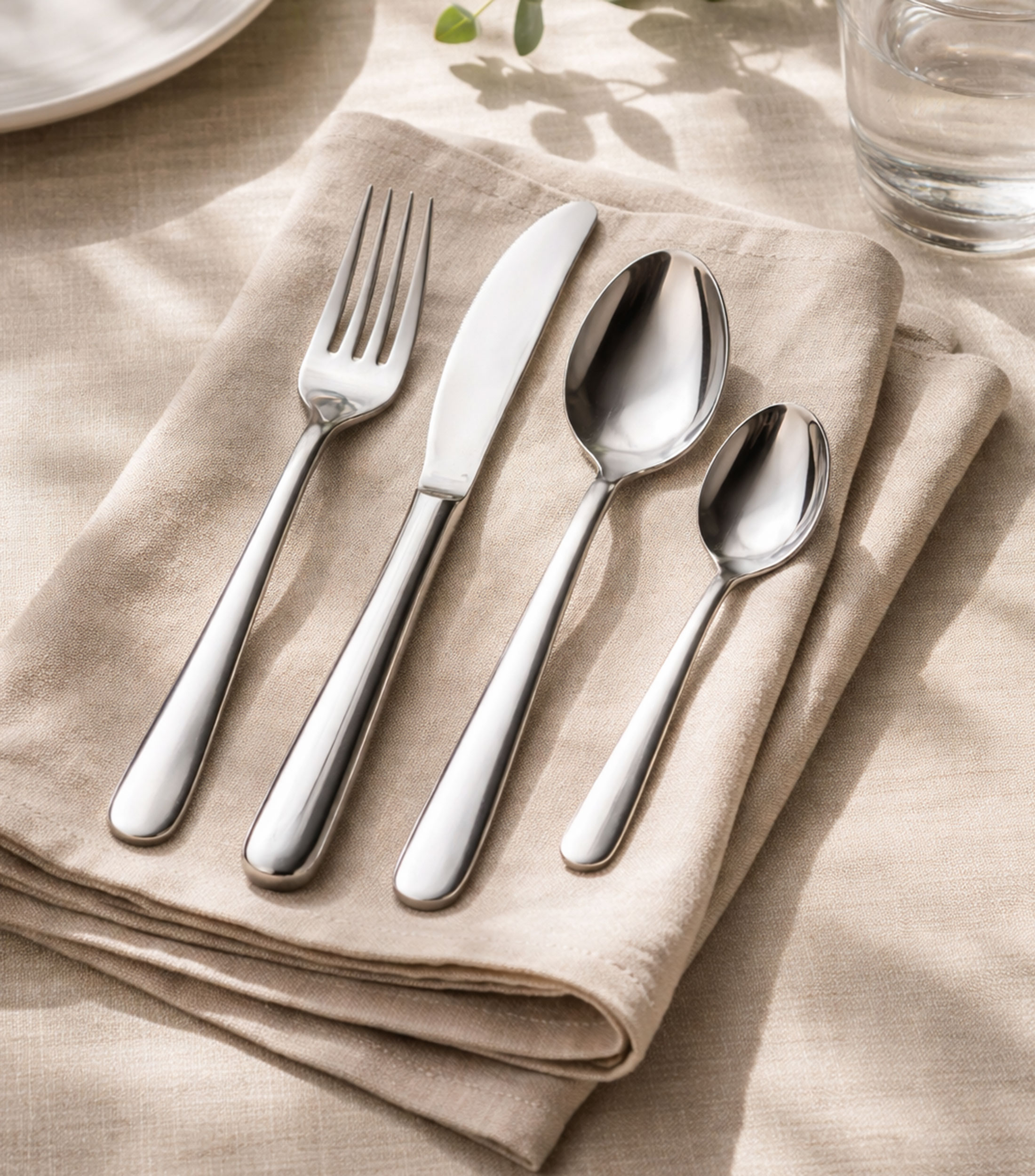 Set de Cubiertos Kult 24 piezas en acero inoxidable