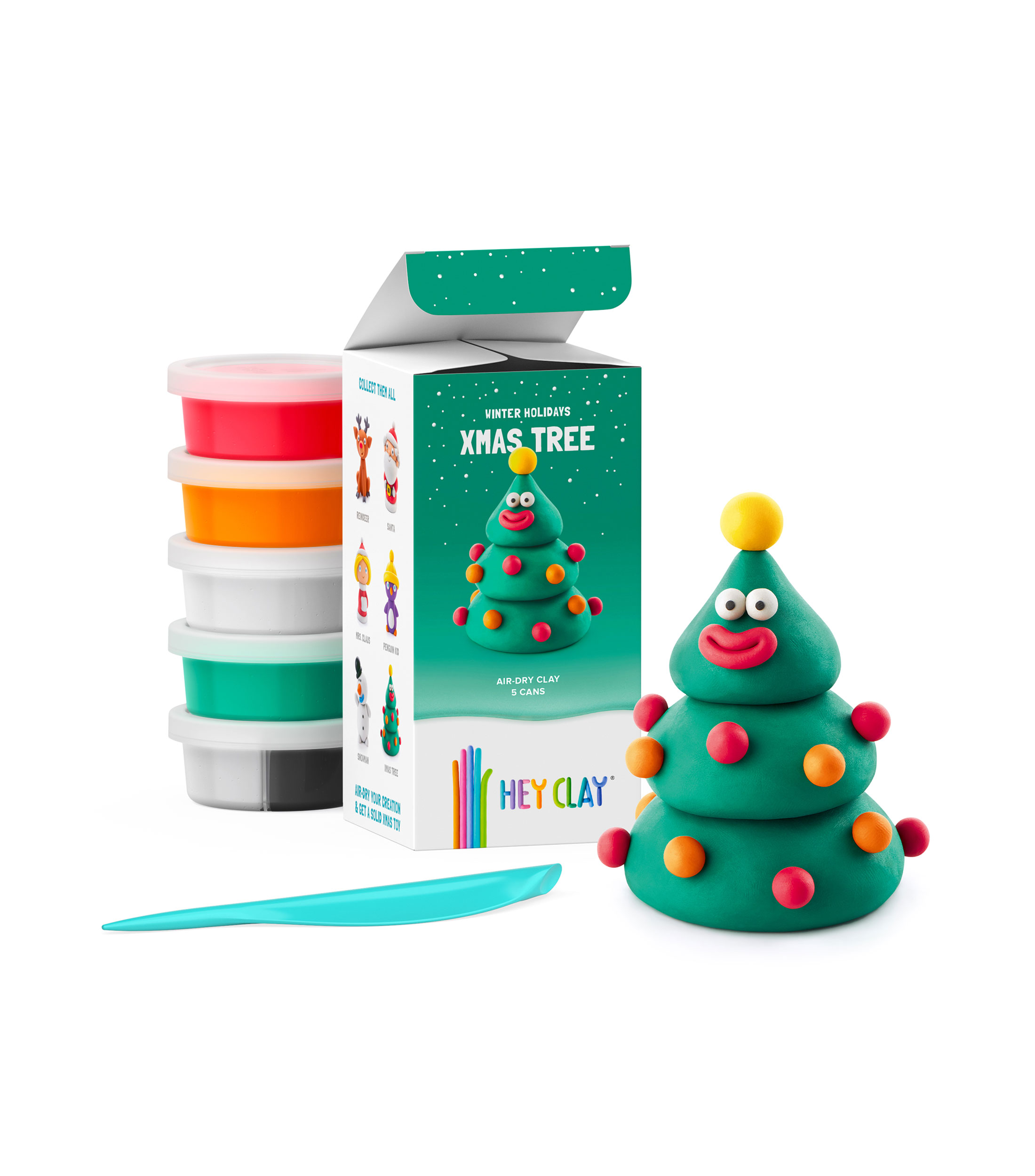 Playset de arcilla Series Seasonal, Xmas Tree