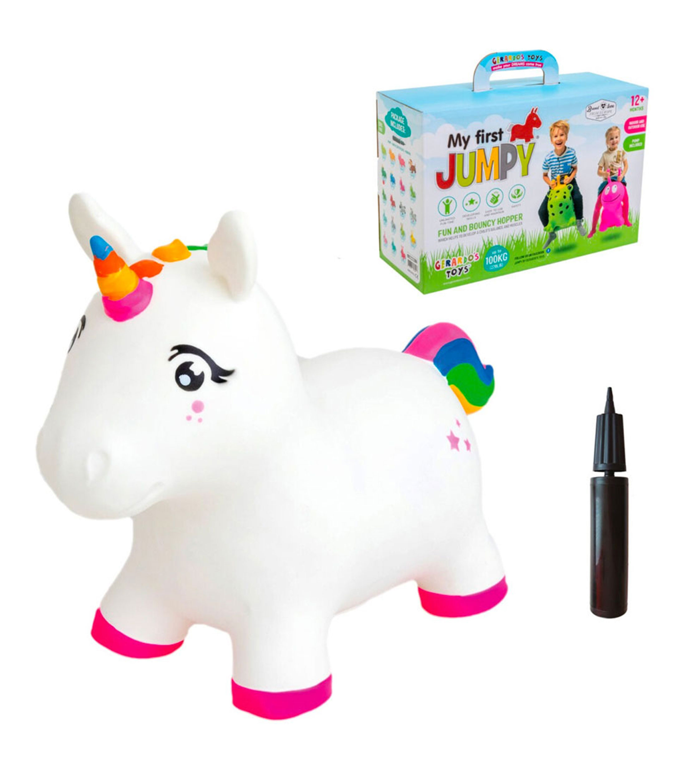 My first JUMPY: Unicornio Montable Niña | El Palacio de Hierro